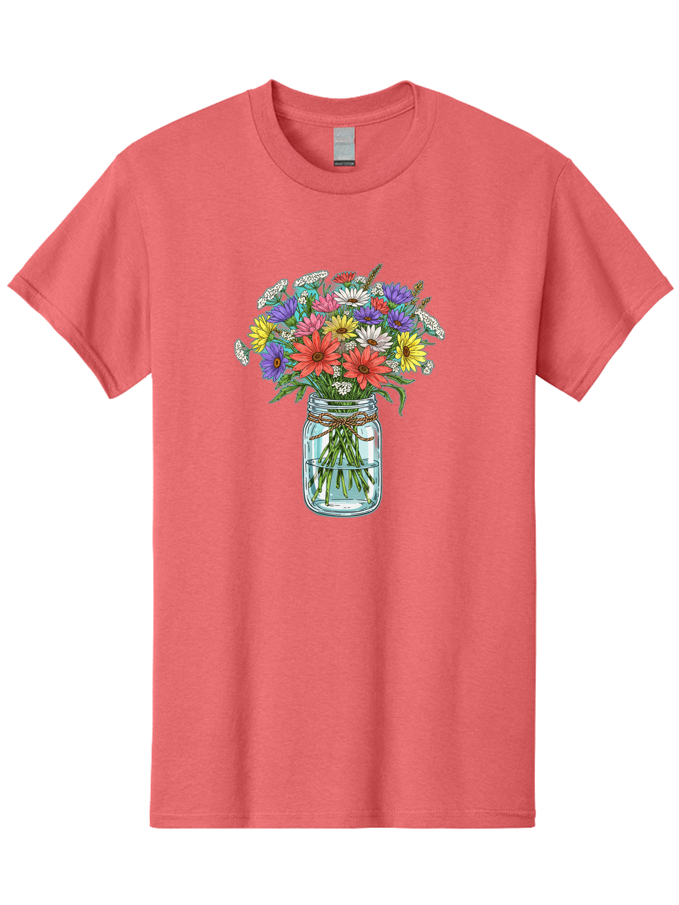 Flowers-In-Mason-Jar Men'S Graphic Tee, 100% Cotton, Comfortable Casual Summer Wear, Machine Washable, Vintage Camera, Old Camera, Antique Camera, Black Camera, Classic Photography, Photography Equipment, Nostalgic Device, Film Camera, Baf090