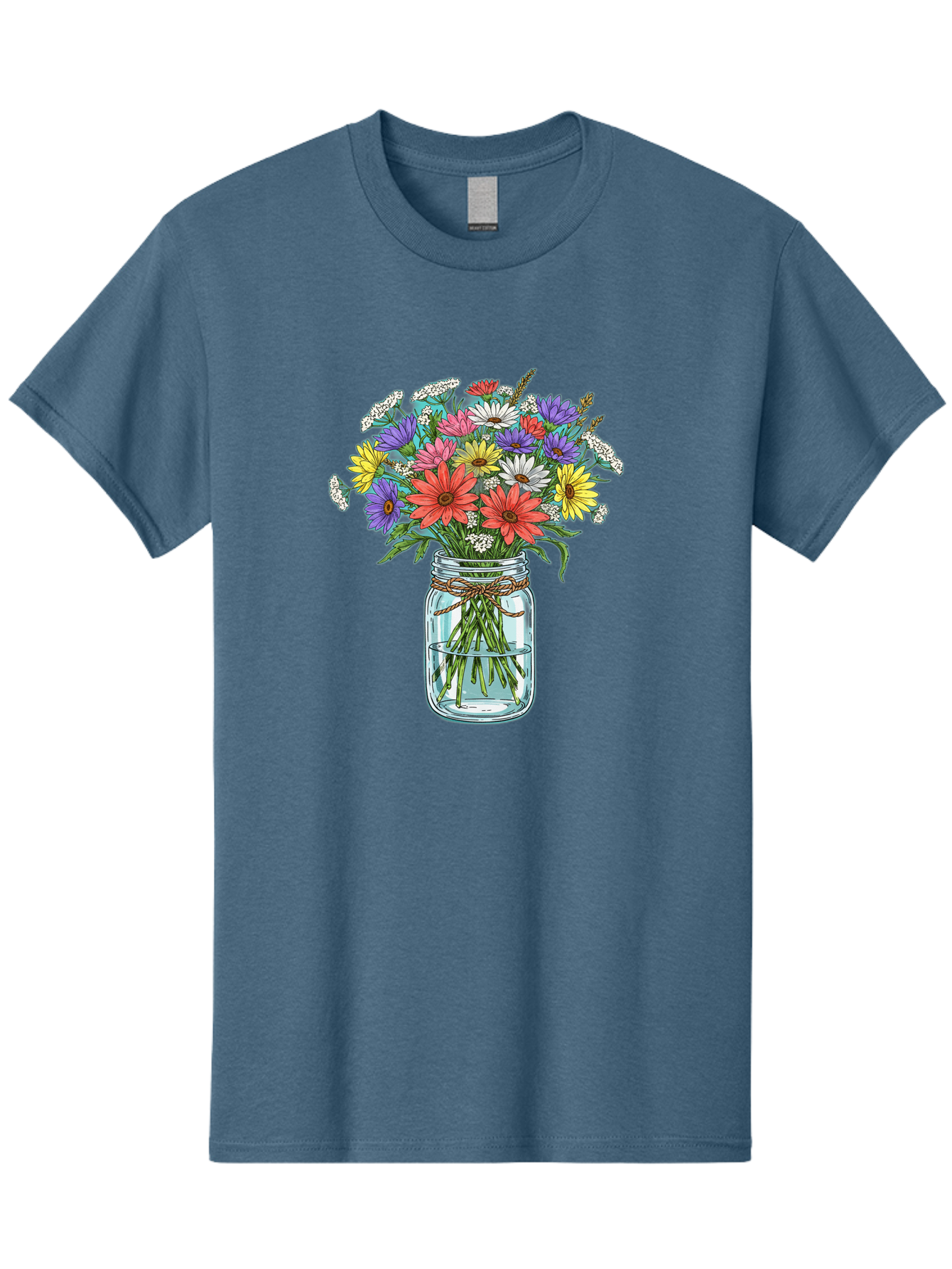Flowers-In-Mason-Jar Men'S Graphic Tee, 100% Cotton, Comfortable Casual Summer Wear, Machine Washable, Vintage Camera, Old Camera, Antique Camera, Black Camera, Classic Photography, Photography Equipment, Nostalgic Device, Film Camera, Baf090