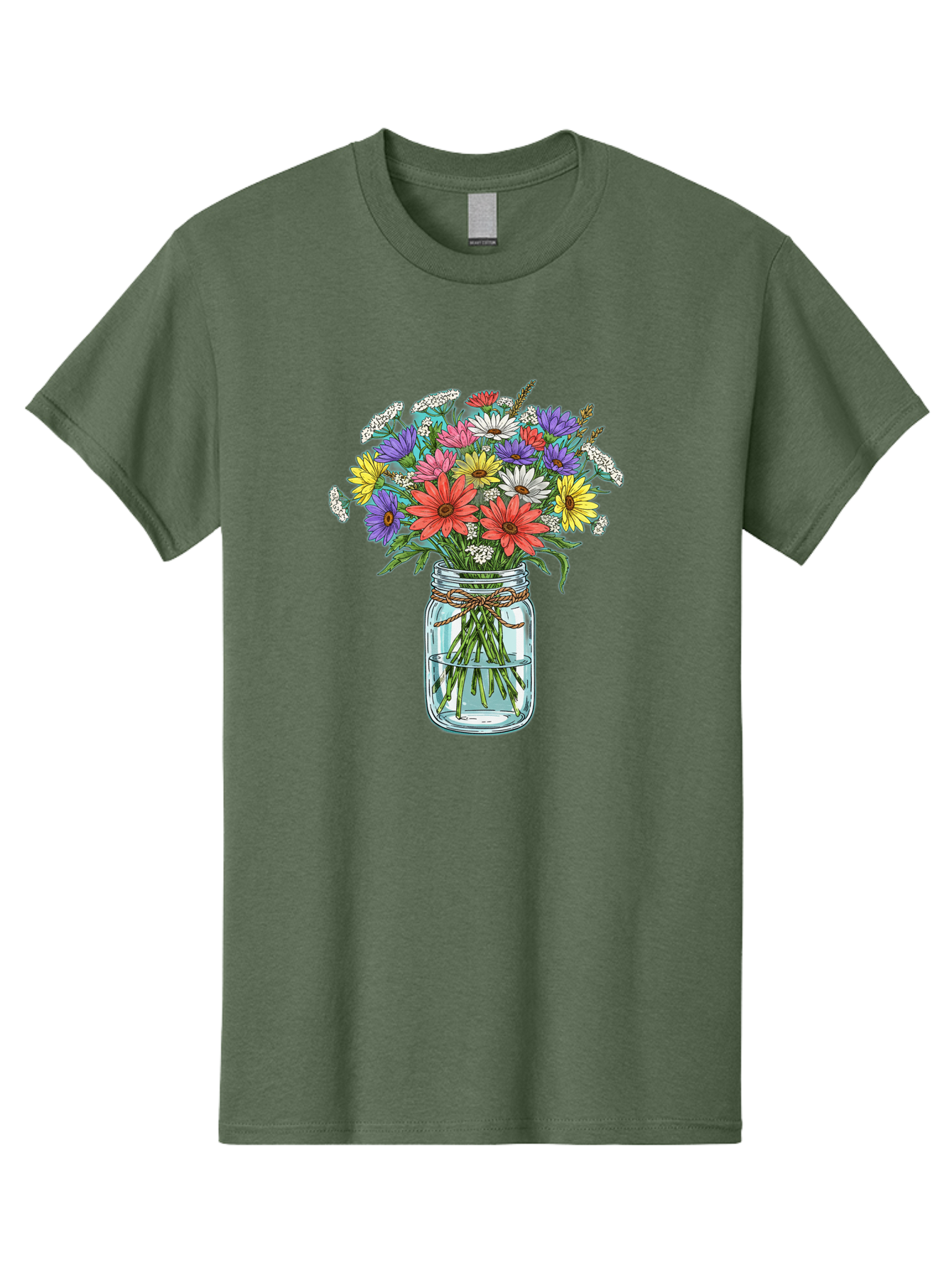 Flowers-In-Mason-Jar Men'S Graphic Tee, 100% Cotton, Comfortable Casual Summer Wear, Machine Washable, Vintage Camera, Old Camera, Antique Camera, Black Camera, Classic Photography, Photography Equipment, Nostalgic Device, Film Camera, Baf090