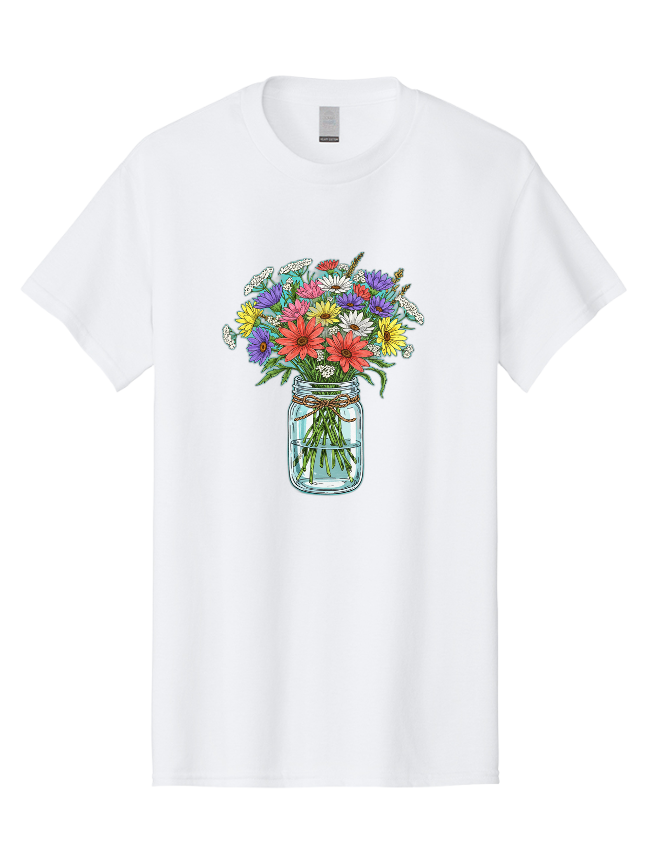 Flowers-In-Mason-Jar Men'S Graphic Tee, 100% Cotton, Comfortable Casual Summer Wear, Machine Washable, Vintage Camera, Old Camera, Antique Camera, Black Camera, Classic Photography, Photography Equipment, Nostalgic Device, Film Camera, Baf090