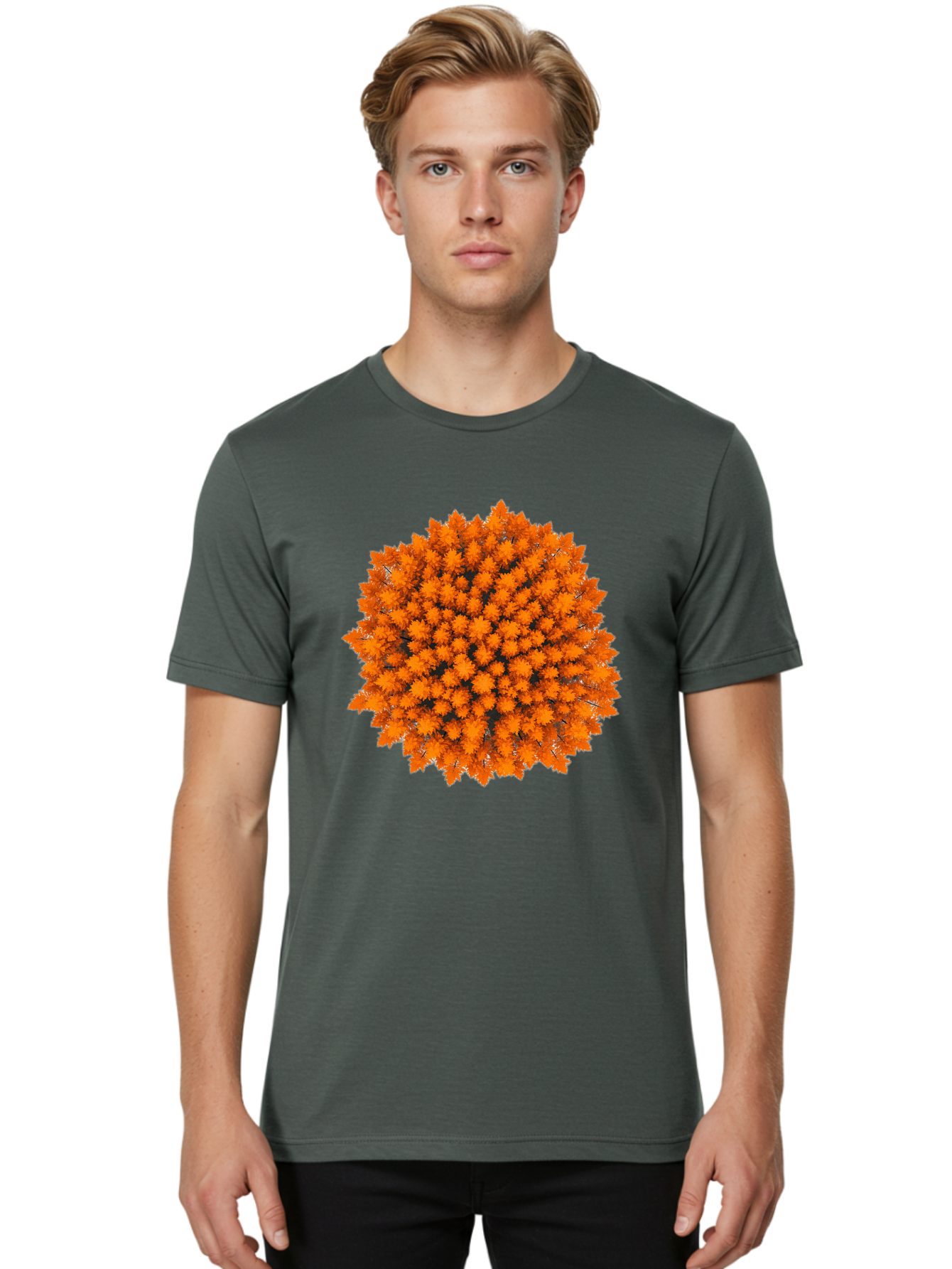 Forest-Canopy Men'S Graphic Tee, 100% Cotton, Comfortable Casual Summer Wear, Machine Washable, Vintage Camera, Old Camera, Antique Camera, Black Camera, Classic Photography, Photography Equipment, Nostalgic Device, Film Camera, Camera Art Baf097