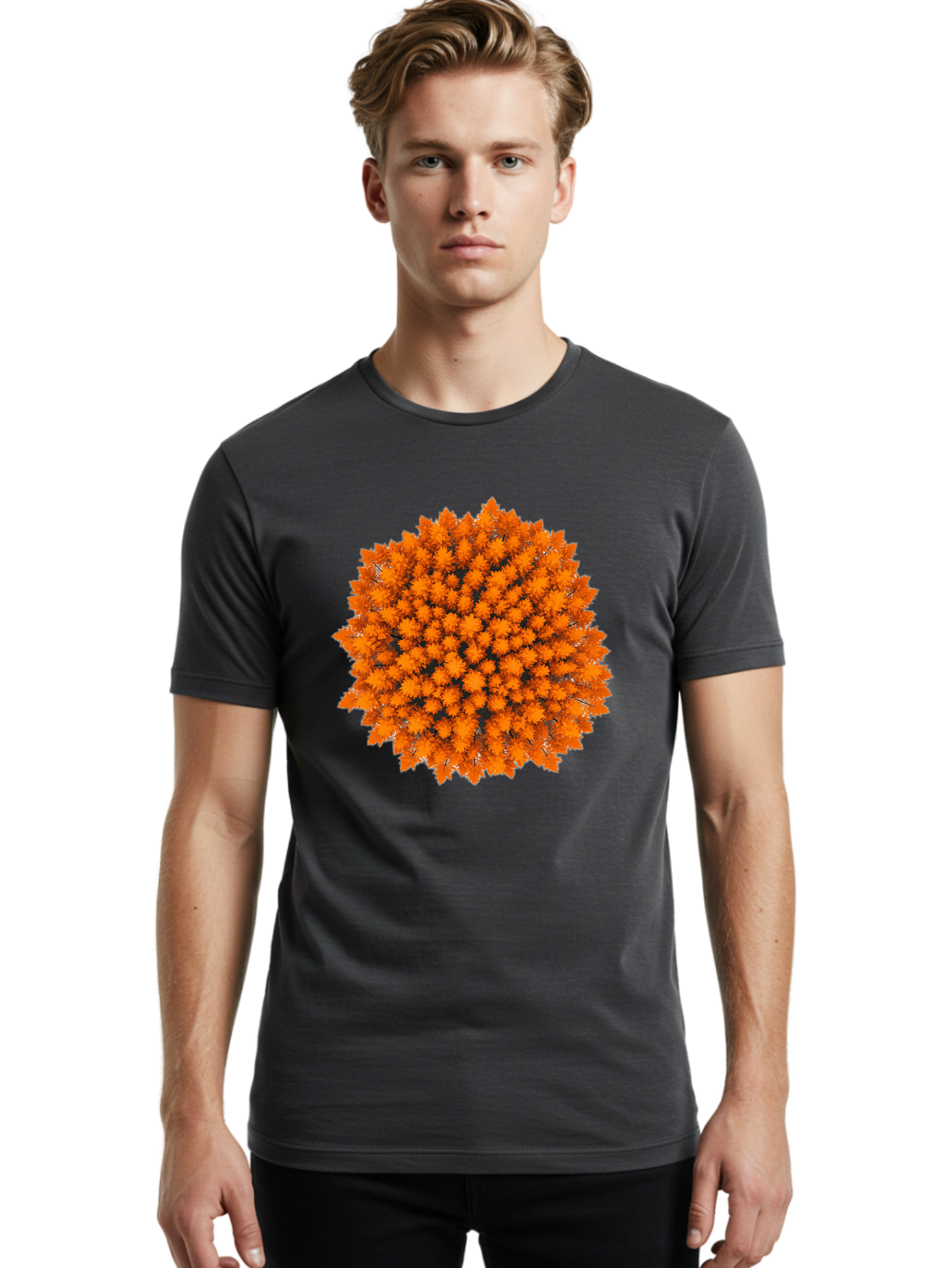 Forest-Canopy Men'S Graphic Tee, 100% Cotton, Comfortable Casual Summer Wear, Machine Washable, Vintage Camera, Old Camera, Antique Camera, Black Camera, Classic Photography, Photography Equipment, Nostalgic Device, Film Camera, Camera Art Baf097