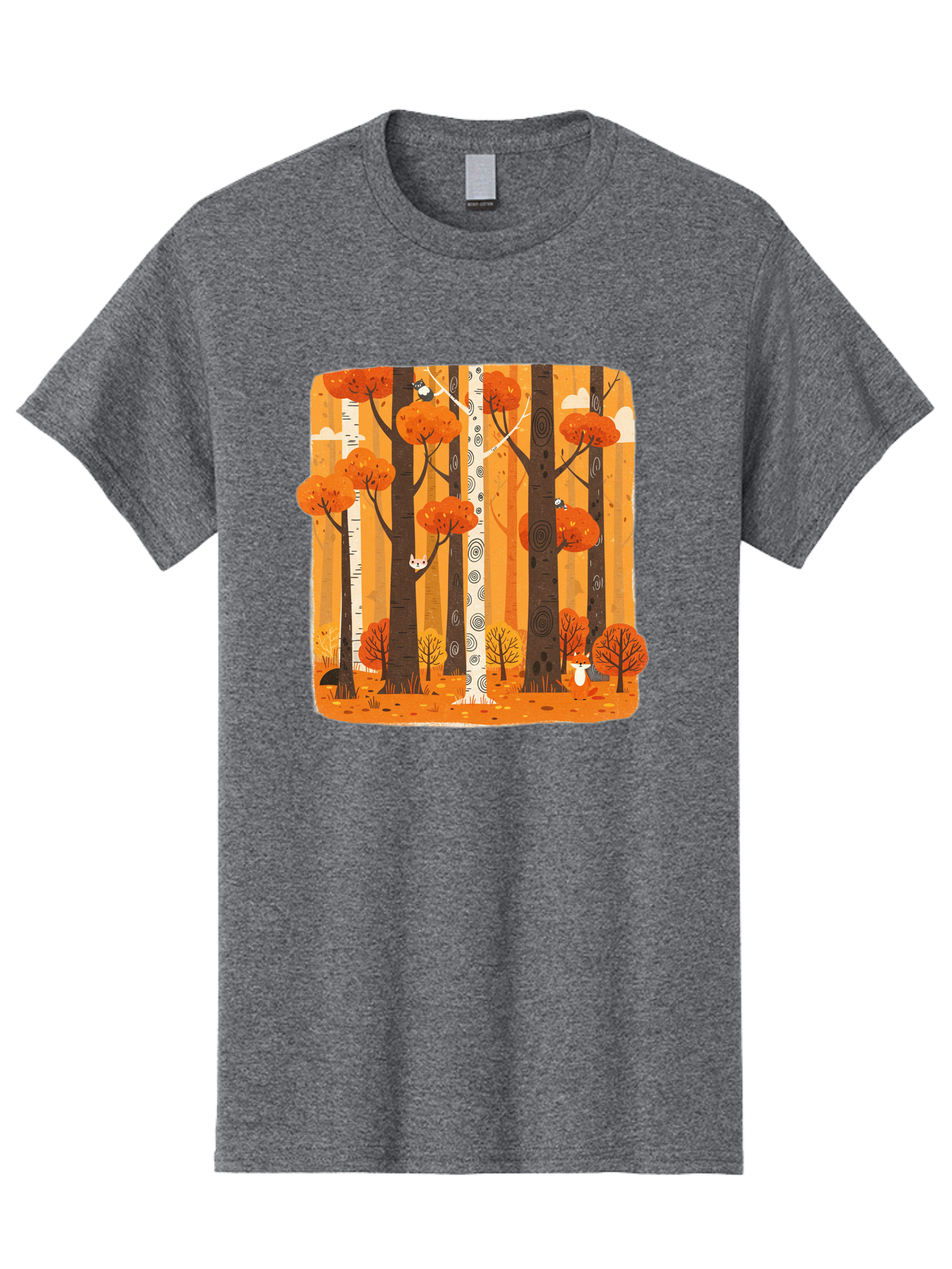 Forest-Scene Men'S Graphic Tee, 100% Cotton, Comfortable Casual Summer Wear, Machine Washable, Vintage Camera, Old Camera, Antique Camera, Black Camera, Classic Photography, Photography Equipment, Nostalgic Device, Film Camera, Camera Art Baf100