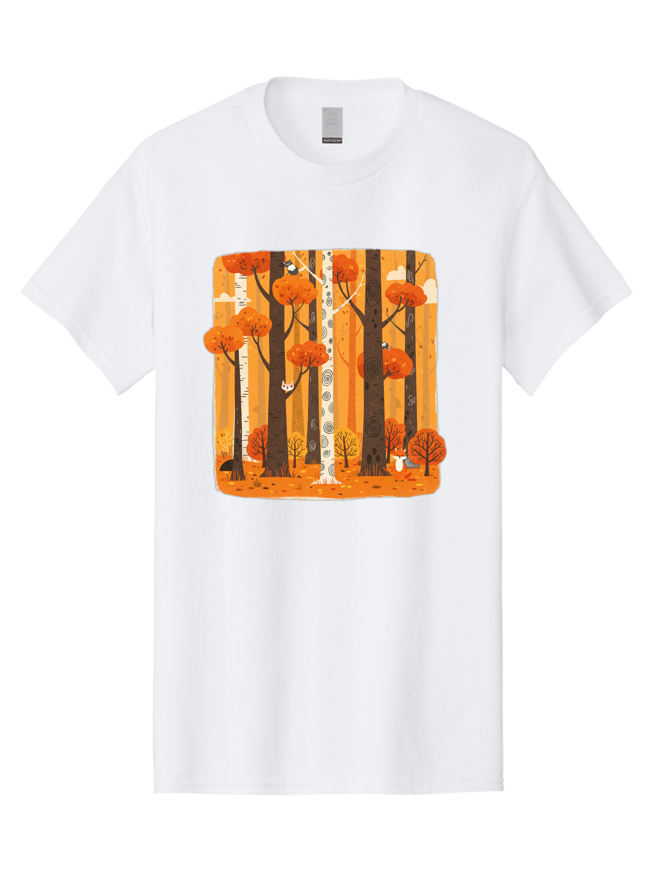 Forest-Scene Men'S Graphic Tee, 100% Cotton, Comfortable Casual Summer Wear, Machine Washable, Vintage Camera, Old Camera, Antique Camera, Black Camera, Classic Photography, Photography Equipment, Nostalgic Device, Film Camera, Camera Art Baf100