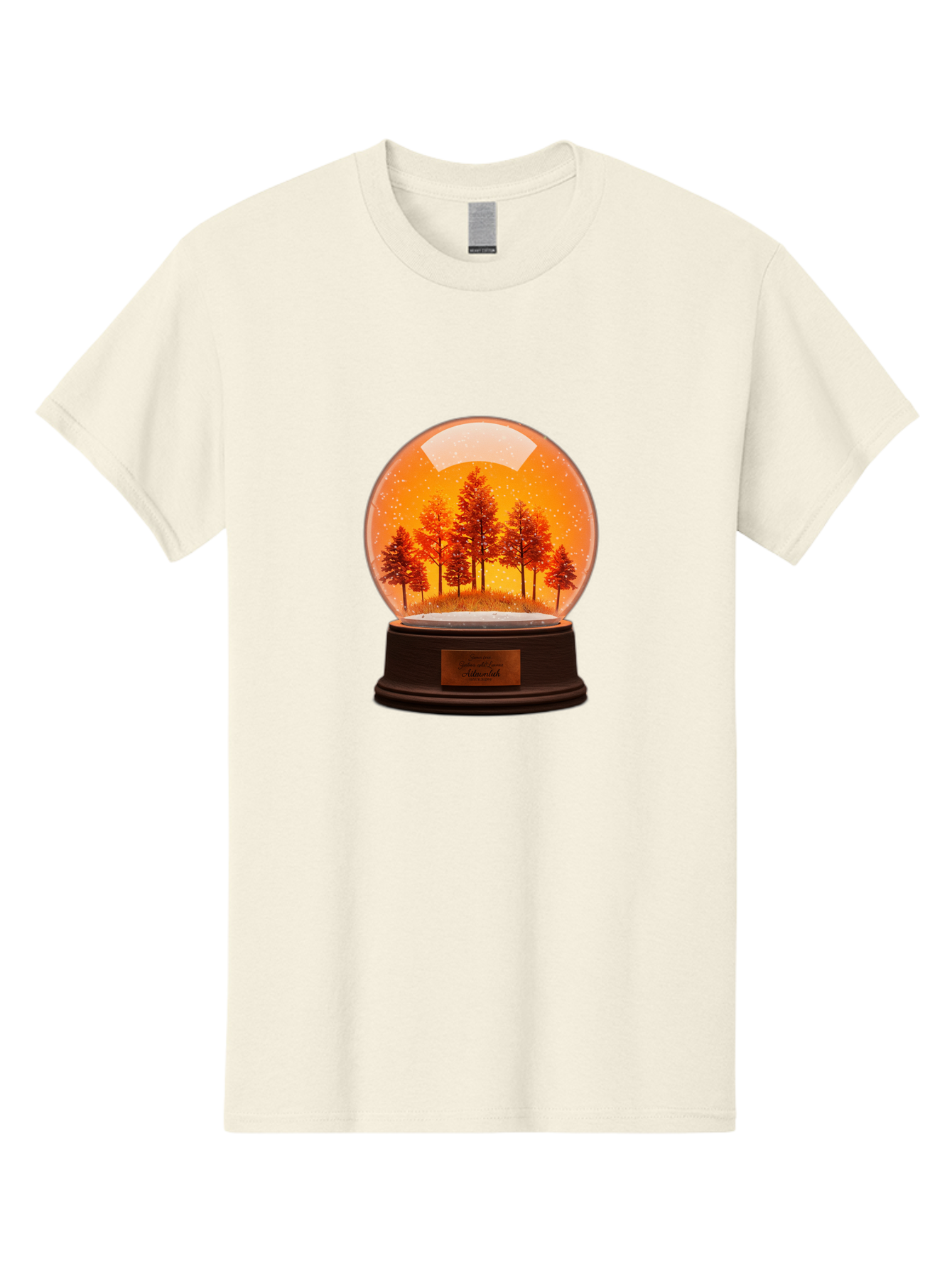 Forest-Snow-Globe Men'S Graphic Tee, 100% Cotton, Comfortable Casual Summer Wear, Machine Washable, Vintage Camera, Old Camera, Antique Camera, Black Camera, Classic Photography, Photography Equipment, Nostalgic Device, Film Camera, Camera Art Baf101