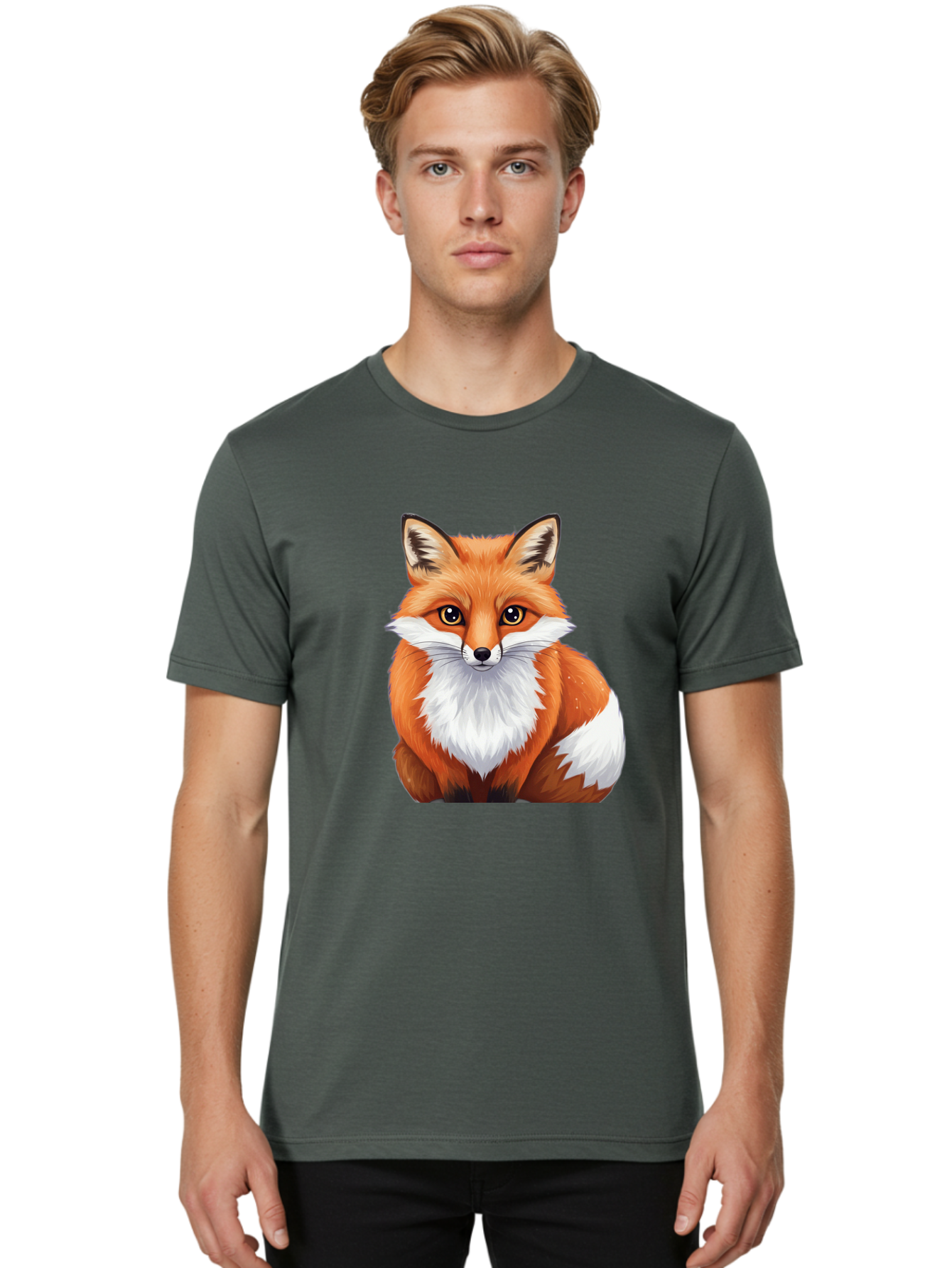 Fox-1 Men'S Graphic Tee, 100% Cotton, Comfortable Casual Summer Wear, Machine Washable, Vintage Camera, Old Camera, Antique Camera, Black Camera, Classic Photography, Photography Equipment, Nostalgic Device, Film Camera, Camera Art Baf102