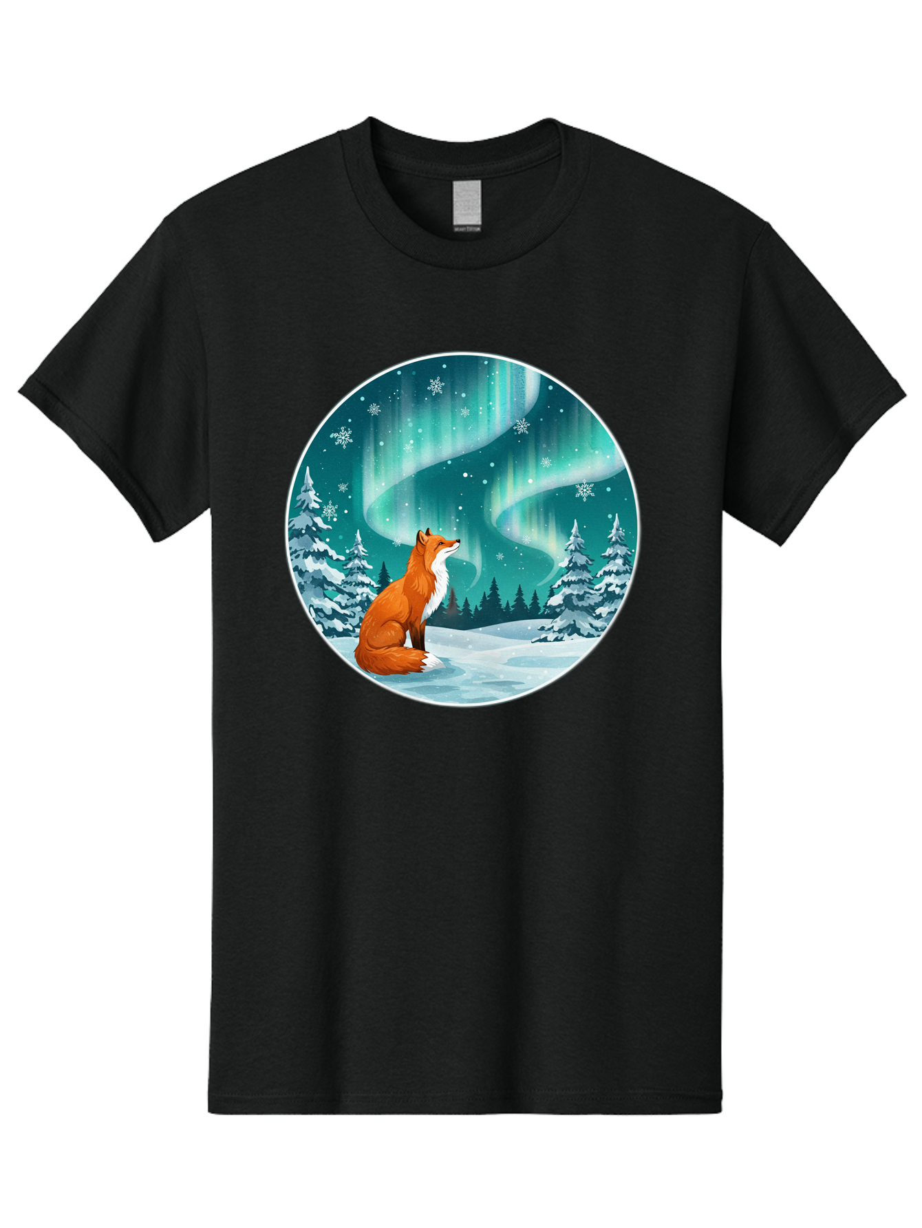Fox-And-Northern-Lights Men'S Graphic Tee, 100% Cotton, Comfortable Casual Summer Wear, Machine Washable, Vintage Camera, Old Camera, Antique Camera, Black Camera, Classic Photography, Photography Equipment, Nostalgic Device, Film Camera, Baf105