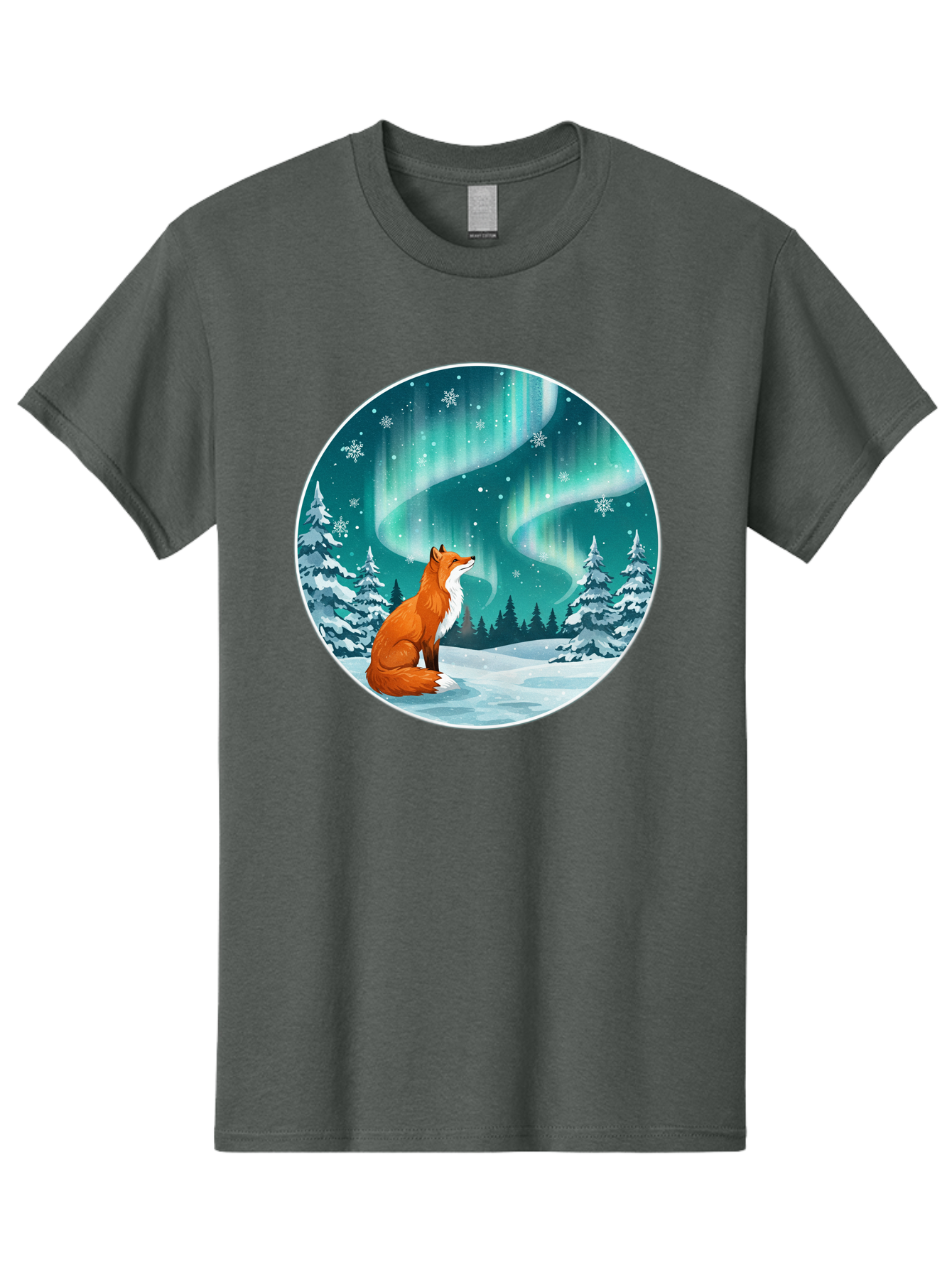 Fox-And-Northern-Lights Men'S Graphic Tee, 100% Cotton, Comfortable Casual Summer Wear, Machine Washable, Vintage Camera, Old Camera, Antique Camera, Black Camera, Classic Photography, Photography Equipment, Nostalgic Device, Film Camera, Baf105