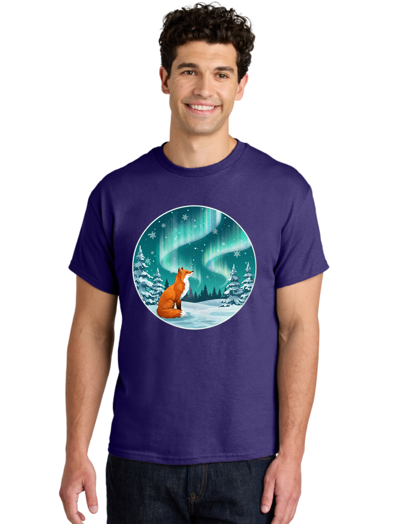 Fox-And-Northern-Lights Men'S Graphic Tee, 100% Cotton, Comfortable Casual Summer Wear, Machine Washable, Vintage Camera, Old Camera, Antique Camera, Black Camera, Classic Photography, Photography Equipment, Nostalgic Device, Film Camera, Baf105