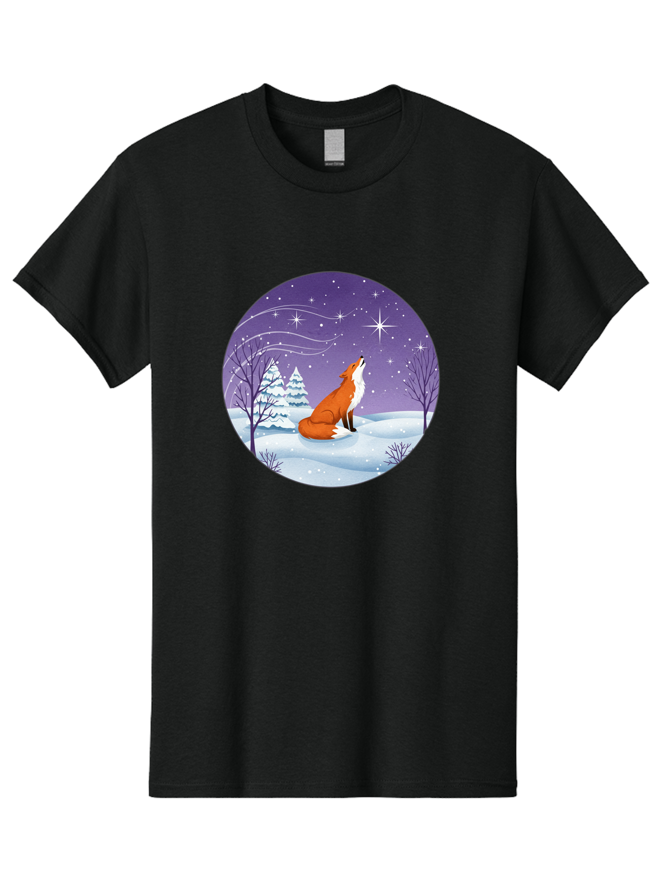 Fox-At-Night Men'S Graphic Tee, 100% Cotton, Comfortable Casual Summer Wear, Machine Washable, Vintage Camera, Old Camera, Antique Camera, Black Camera, Classic Photography, Photography Equipment, Nostalgic Device, Film Camera, Camera Art Baf107