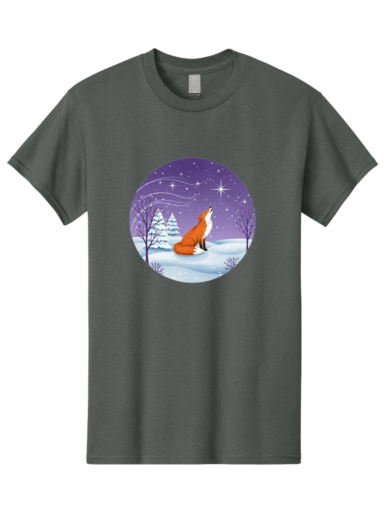 Fox-At-Night Men'S Graphic Tee, 100% Cotton, Comfortable Casual Summer Wear, Machine Washable, Vintage Camera, Old Camera, Antique Camera, Black Camera, Classic Photography, Photography Equipment, Nostalgic Device, Film Camera, Camera Art Baf107