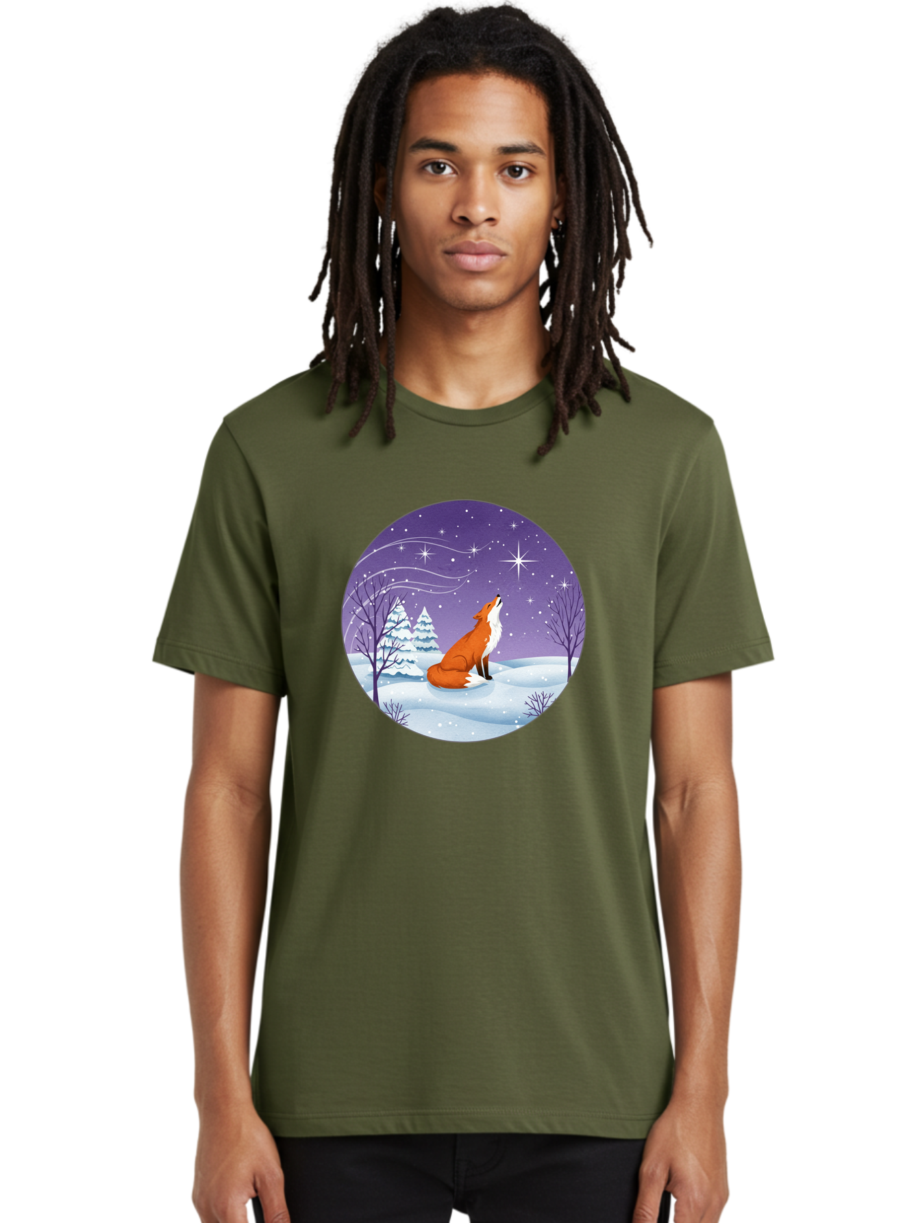 Fox-At-Night Men'S Graphic Tee, 100% Cotton, Comfortable Casual Summer Wear, Machine Washable, Vintage Camera, Old Camera, Antique Camera, Black Camera, Classic Photography, Photography Equipment, Nostalgic Device, Film Camera, Camera Art Baf107