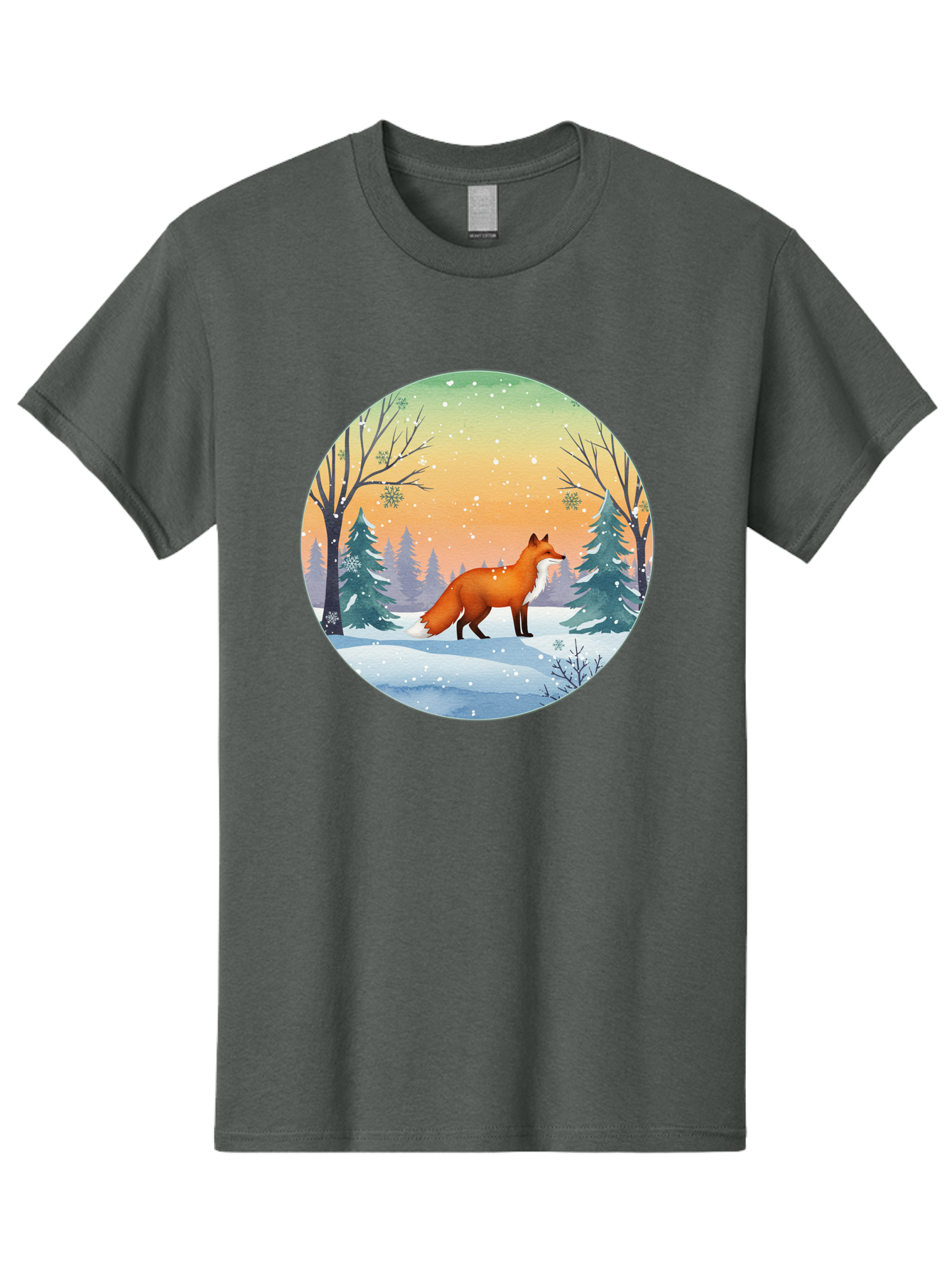 Fox-In-Winter Men'S Graphic Tee, 100% Cotton, Comfortable Casual Summer Wear, Machine Washable, Vintage Camera, Old Camera, Antique Camera, Black Camera, Classic Photography, Photography Equipment, Nostalgic Device, Film Camera, Camera Art Baf112