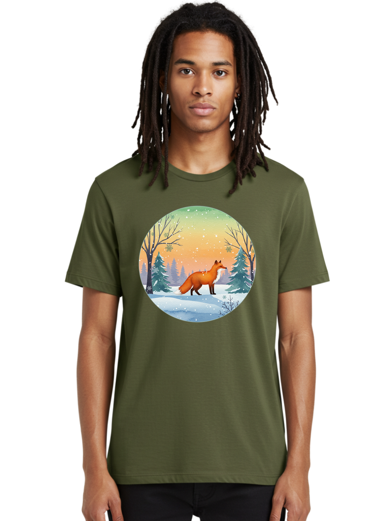Fox-In-Winter Men'S Graphic Tee, 100% Cotton, Comfortable Casual Summer Wear, Machine Washable, Vintage Camera, Old Camera, Antique Camera, Black Camera, Classic Photography, Photography Equipment, Nostalgic Device, Film Camera, Camera Art Baf112
