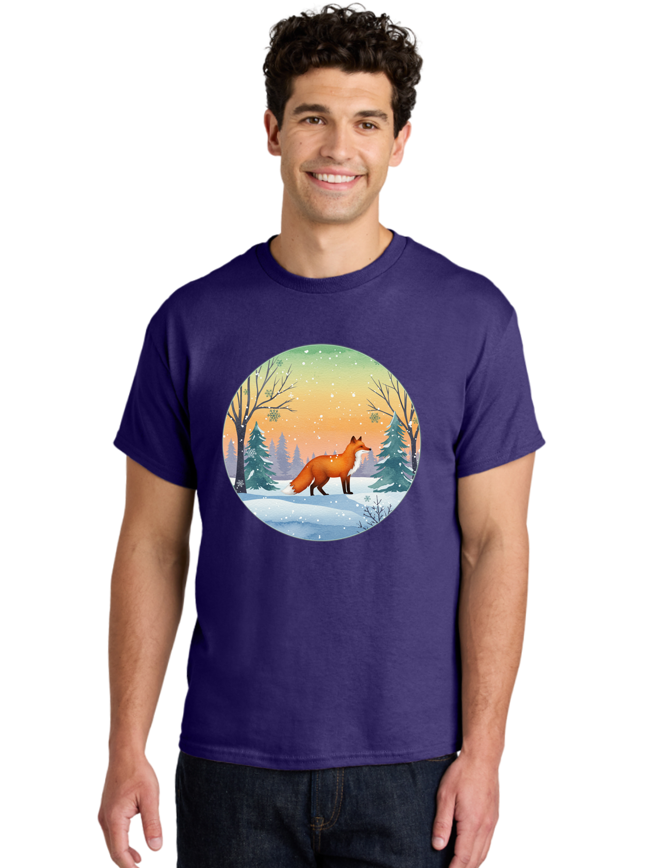 Fox-In-Winter Men'S Graphic Tee, 100% Cotton, Comfortable Casual Summer Wear, Machine Washable, Vintage Camera, Old Camera, Antique Camera, Black Camera, Classic Photography, Photography Equipment, Nostalgic Device, Film Camera, Camera Art Baf112