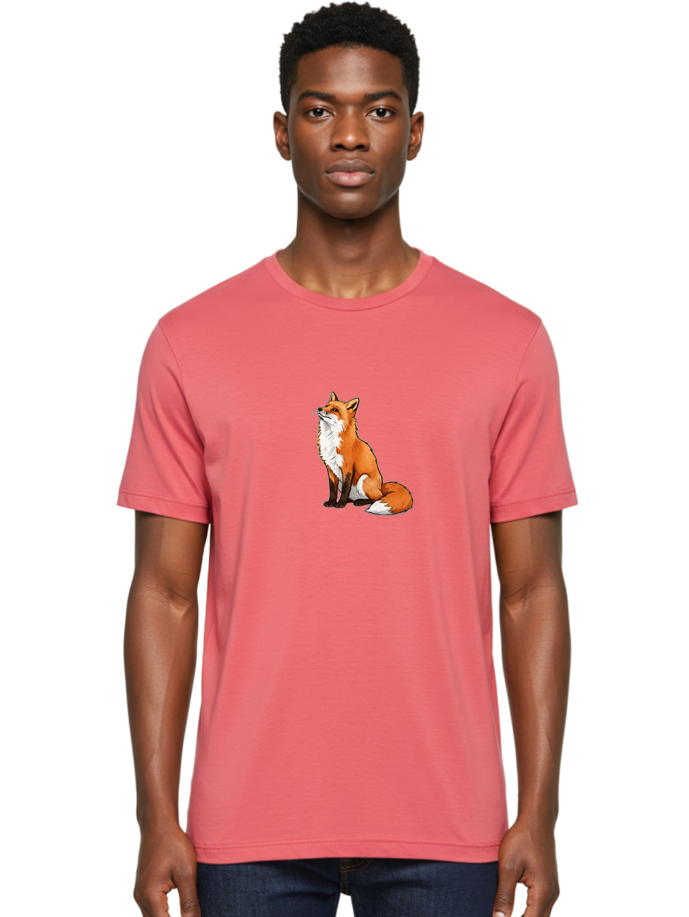 Fox Men'S Graphic Tee, 100% Cotton, Comfortable Casual Summer Wear, Machine Washable, Vintage Camera, Old Camera, Antique Camera, Black Camera, Classic Photography, Photography Equipment, Nostalgic Device, Film Camera, Camera Art Baf113