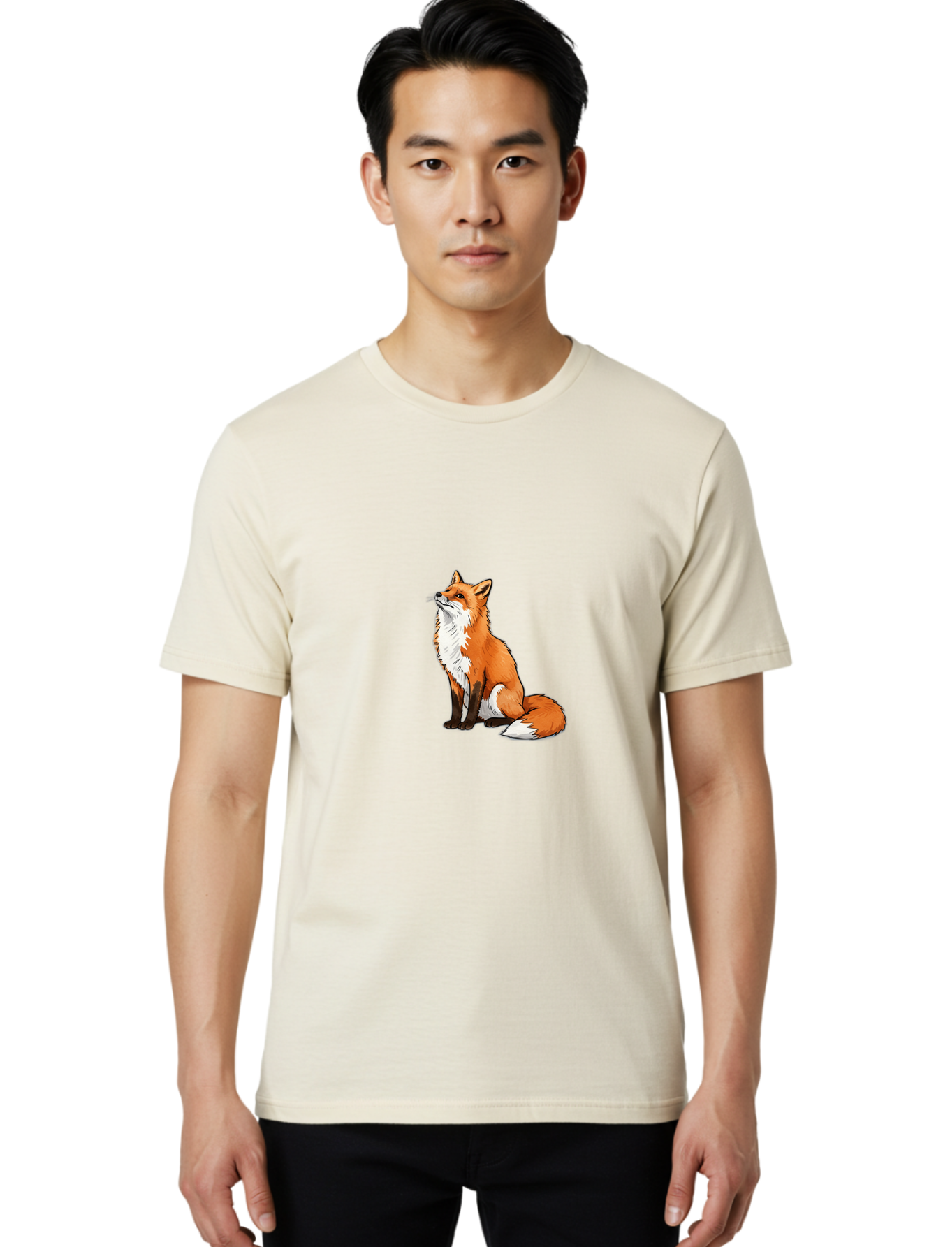 Fox Men'S Graphic Tee, 100% Cotton, Comfortable Casual Summer Wear, Machine Washable, Vintage Camera, Old Camera, Antique Camera, Black Camera, Classic Photography, Photography Equipment, Nostalgic Device, Film Camera, Camera Art Baf113