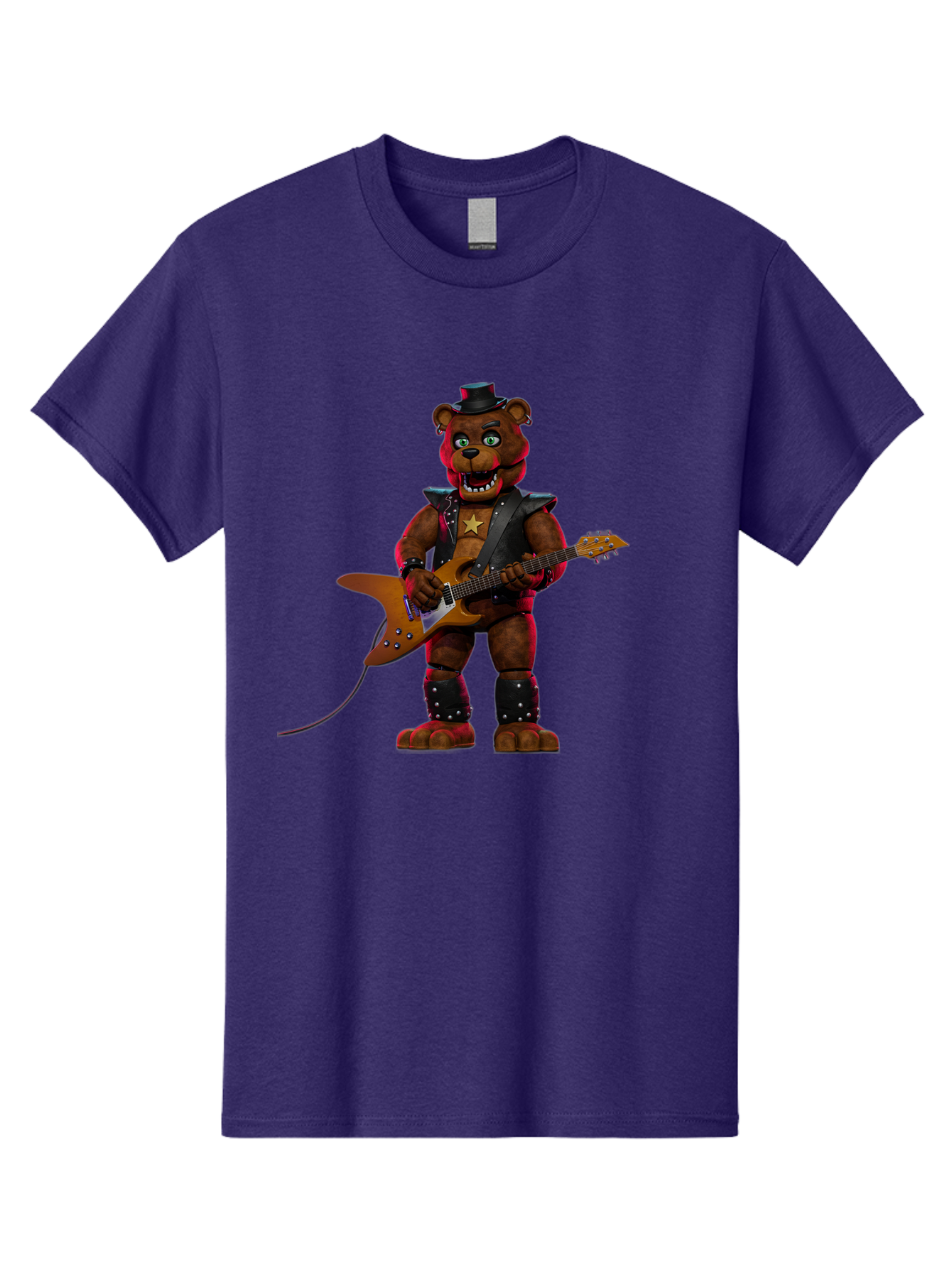 Freddy-Fazbear-1 Men'S Graphic Tee, 100% Cotton, Comfortable Casual Summer Wear, Machine Washable, Vintage Camera, Old Camera, Antique Camera, Black Camera, Classic Photography, Photography Equipment, Nostalgic Device, Film Camera, Camera Art Baf114