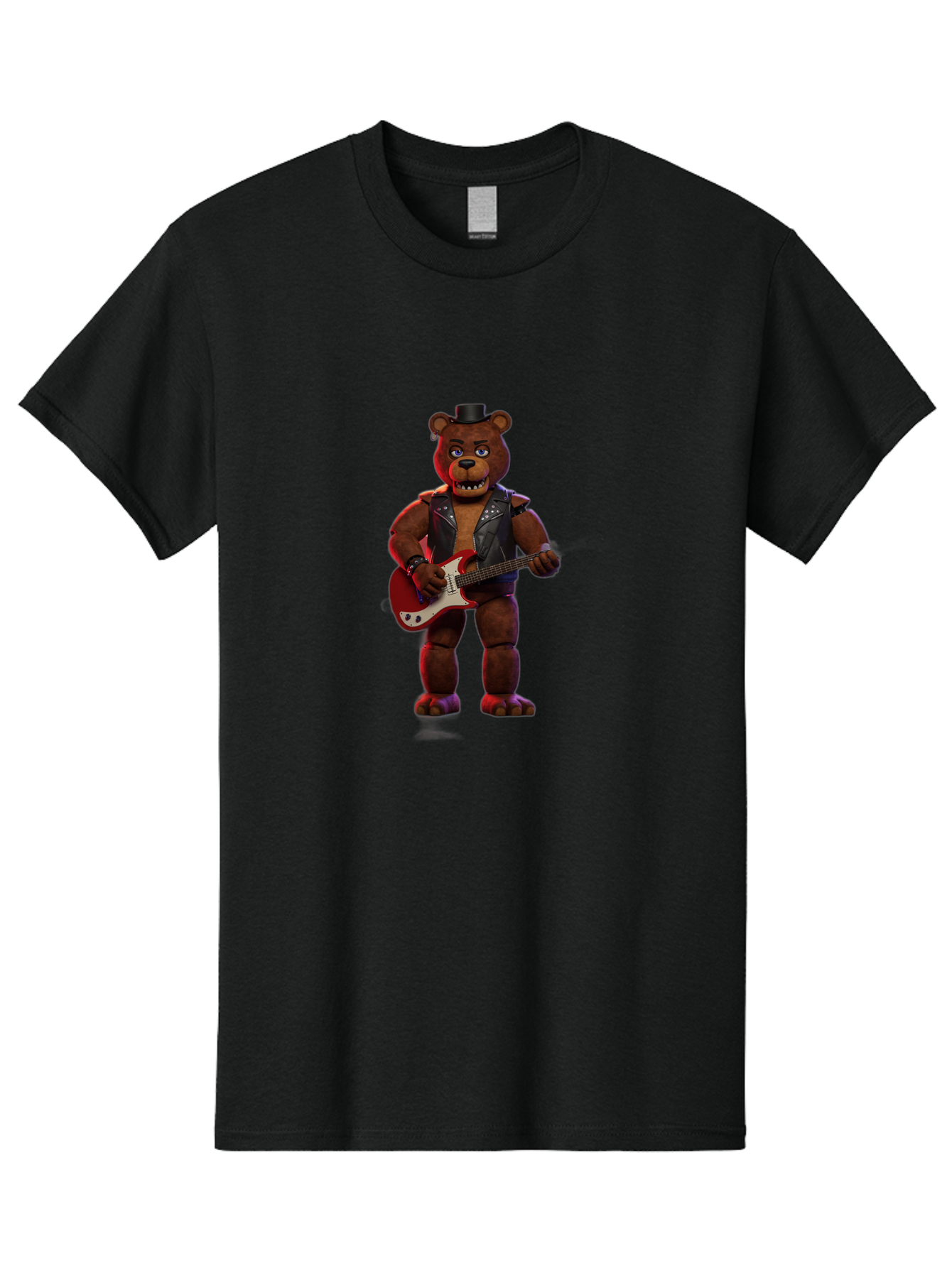 Freddy-Fazbear-2 Men'S Graphic Tee, 100% Cotton, Comfortable Casual Summer Wear, Machine Washable, Vintage Camera, Old Camera, Antique Camera, Black Camera, Classic Photography, Photography Equipment, Nostalgic Device, Film Camera, Camera Art Baf115