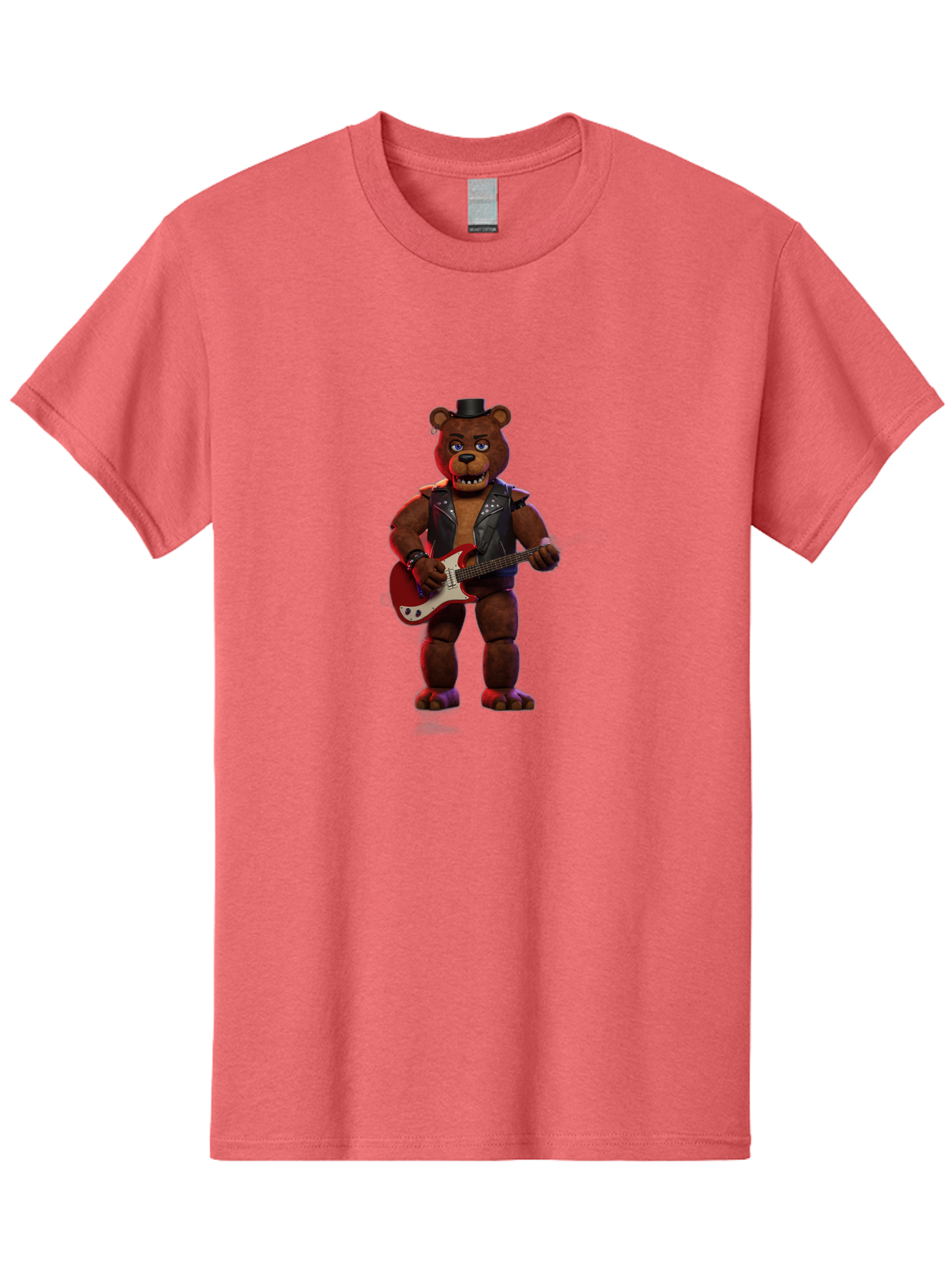 Freddy-Fazbear-2 Men'S Graphic Tee, 100% Cotton, Comfortable Casual Summer Wear, Machine Washable, Vintage Camera, Old Camera, Antique Camera, Black Camera, Classic Photography, Photography Equipment, Nostalgic Device, Film Camera, Camera Art Baf115