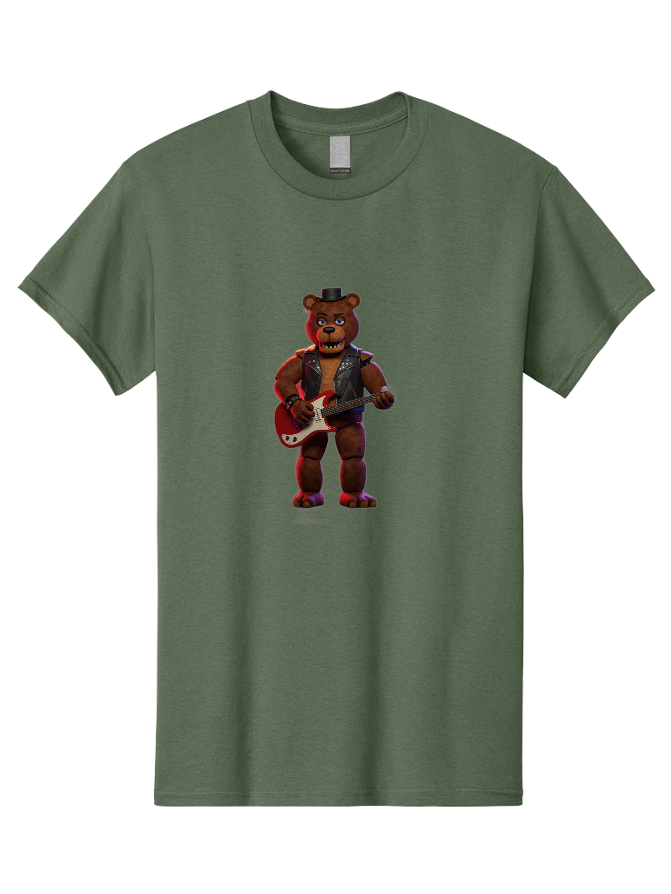 Freddy-Fazbear-2 Men'S Graphic Tee, 100% Cotton, Comfortable Casual Summer Wear, Machine Washable, Vintage Camera, Old Camera, Antique Camera, Black Camera, Classic Photography, Photography Equipment, Nostalgic Device, Film Camera, Camera Art Baf115
