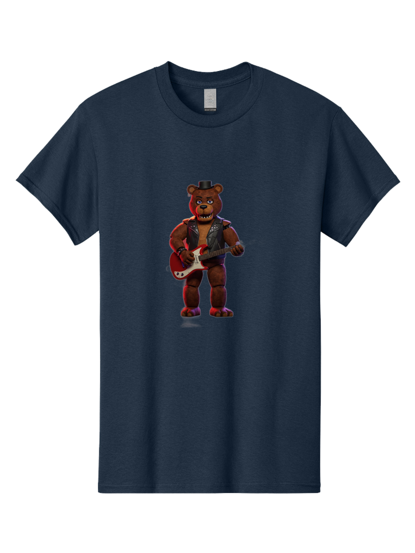 Freddy-Fazbear-2 Men'S Graphic Tee, 100% Cotton, Comfortable Casual Summer Wear, Machine Washable, Vintage Camera, Old Camera, Antique Camera, Black Camera, Classic Photography, Photography Equipment, Nostalgic Device, Film Camera, Camera Art Baf115