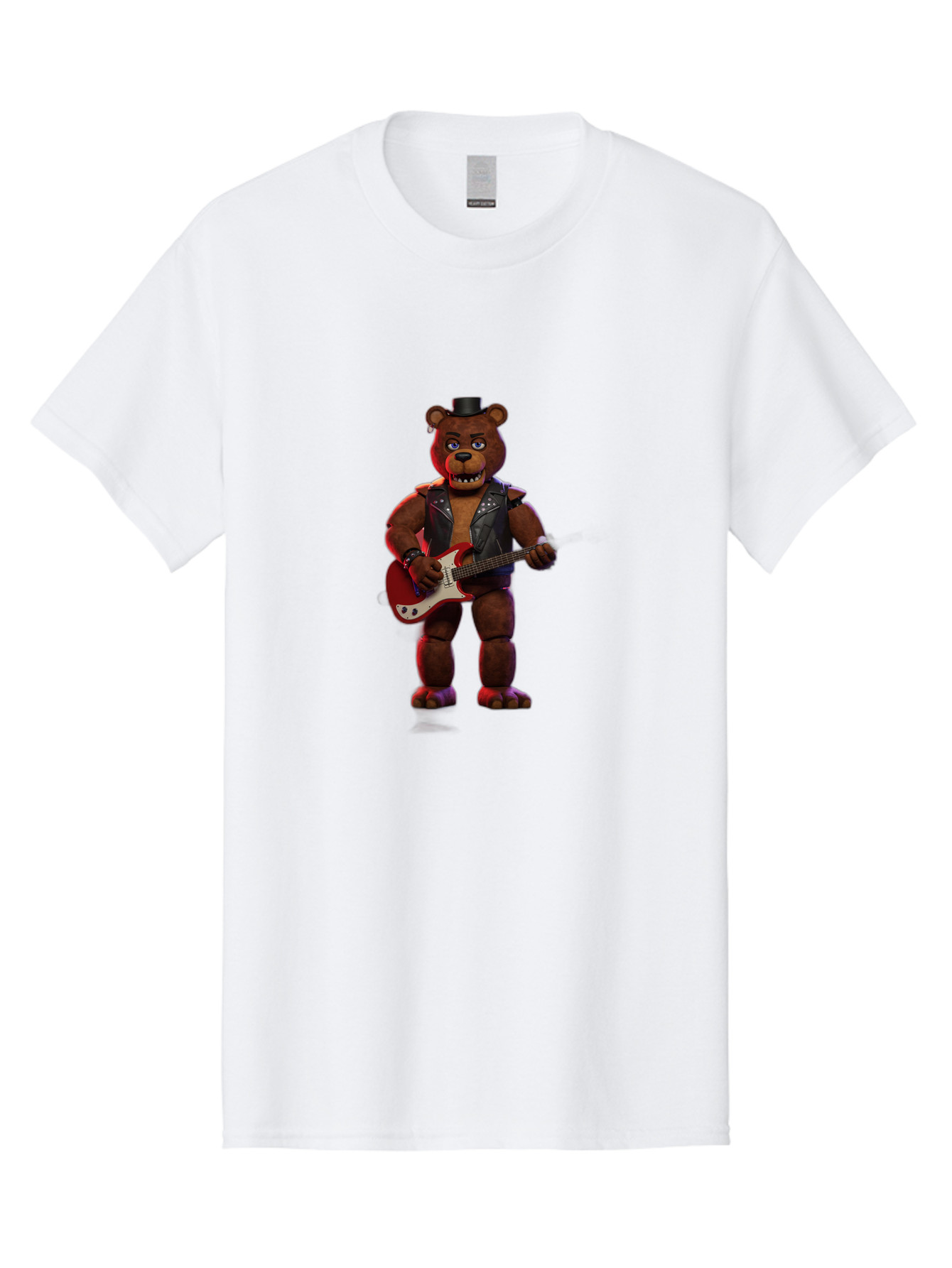 Freddy-Fazbear-2 Men'S Graphic Tee, 100% Cotton, Comfortable Casual Summer Wear, Machine Washable, Vintage Camera, Old Camera, Antique Camera, Black Camera, Classic Photography, Photography Equipment, Nostalgic Device, Film Camera, Camera Art Baf115