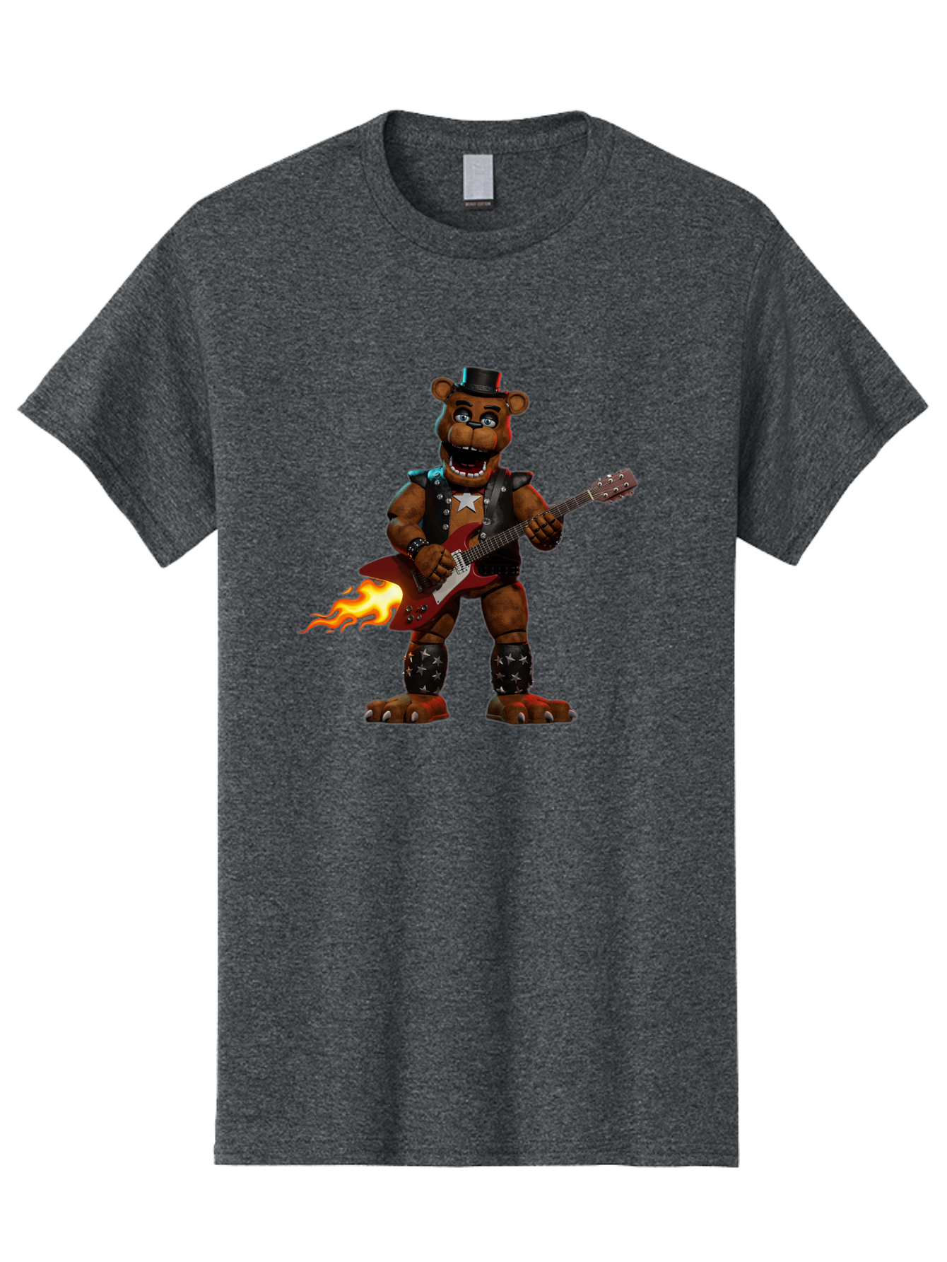 Freddy-Fazbear-3 Men'S Graphic Tee, 100% Cotton, Comfortable Casual Summer Wear, Machine Washable, Vintage Camera, Old Camera, Antique Camera, Black Camera, Classic Photography, Photography Equipment, Nostalgic Device, Film Camera, Camera Art Baf116