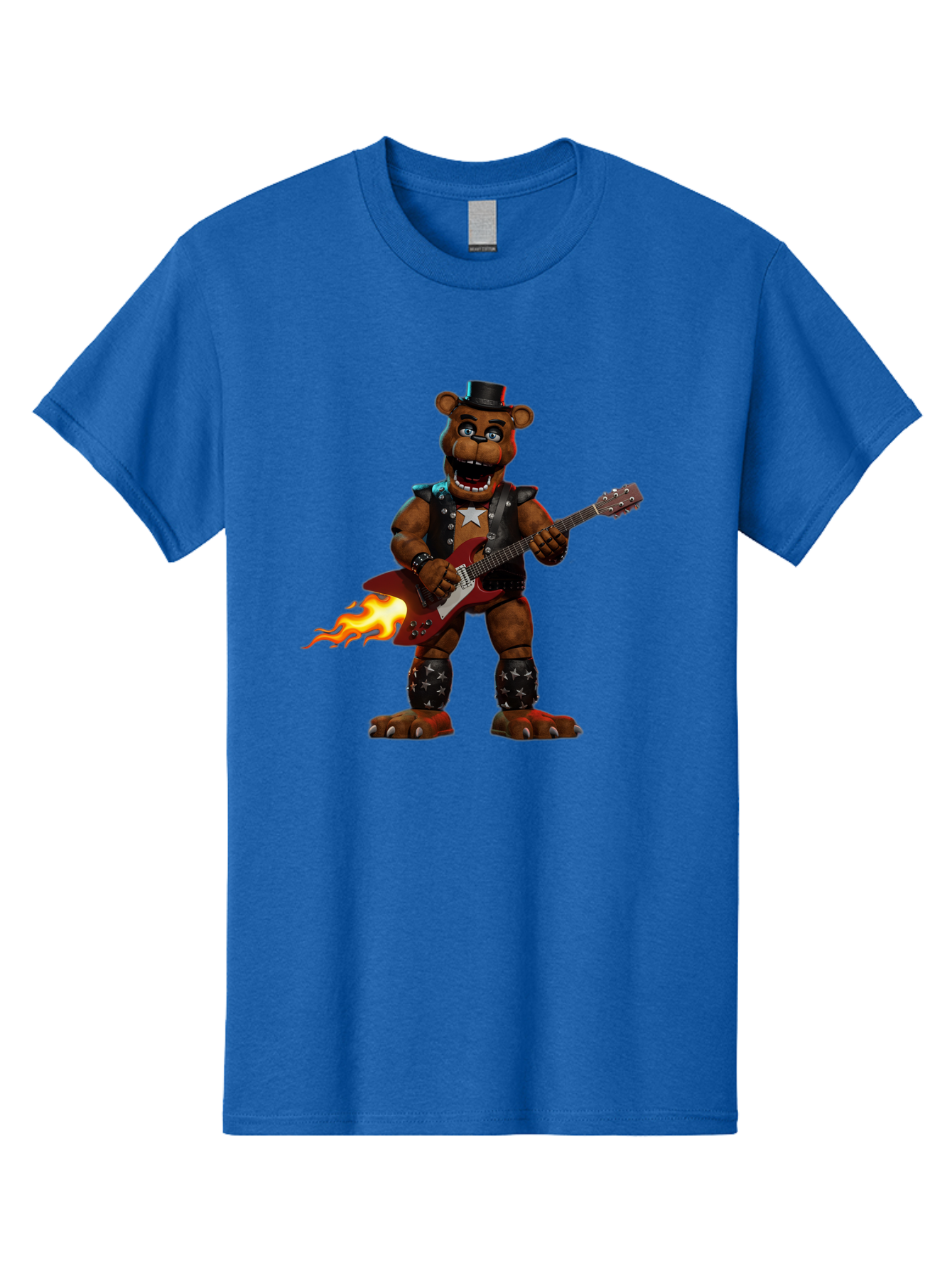 Freddy-Fazbear-3 Men'S Graphic Tee, 100% Cotton, Comfortable Casual Summer Wear, Machine Washable, Vintage Camera, Old Camera, Antique Camera, Black Camera, Classic Photography, Photography Equipment, Nostalgic Device, Film Camera, Camera Art Baf116