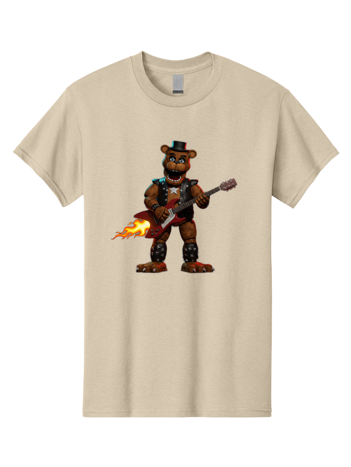 Freddy-Fazbear-3 Men'S Graphic Tee, 100% Cotton, Comfortable Casual Summer Wear, Machine Washable, Vintage Camera, Old Camera, Antique Camera, Black Camera, Classic Photography, Photography Equipment, Nostalgic Device, Film Camera, Camera Art Baf116