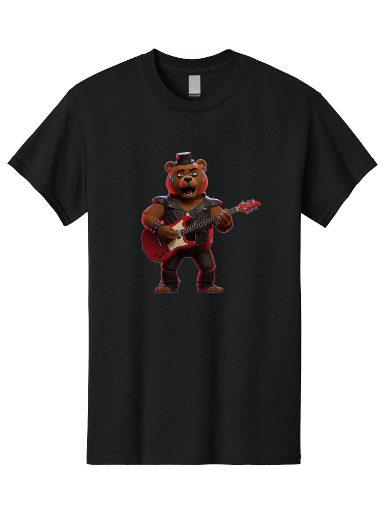 Freddy-Fazbear-4 Men'S Graphic Tee, 100% Cotton, Comfortable Casual Summer Wear, Machine Washable, Vintage Camera, Old Camera, Antique Camera, Black Camera, Classic Photography, Photography Equipment, Nostalgic Device, Film Camera, Camera Art Baf117