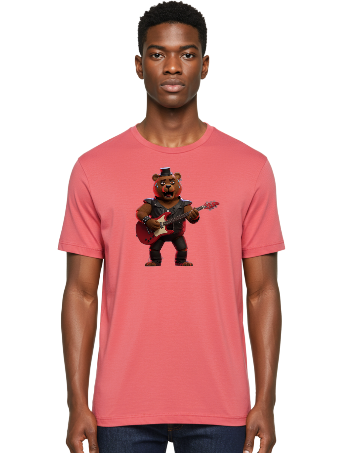 Freddy-Fazbear-4 Men'S Graphic Tee, 100% Cotton, Comfortable Casual Summer Wear, Machine Washable, Vintage Camera, Old Camera, Antique Camera, Black Camera, Classic Photography, Photography Equipment, Nostalgic Device, Film Camera, Camera Art Baf117