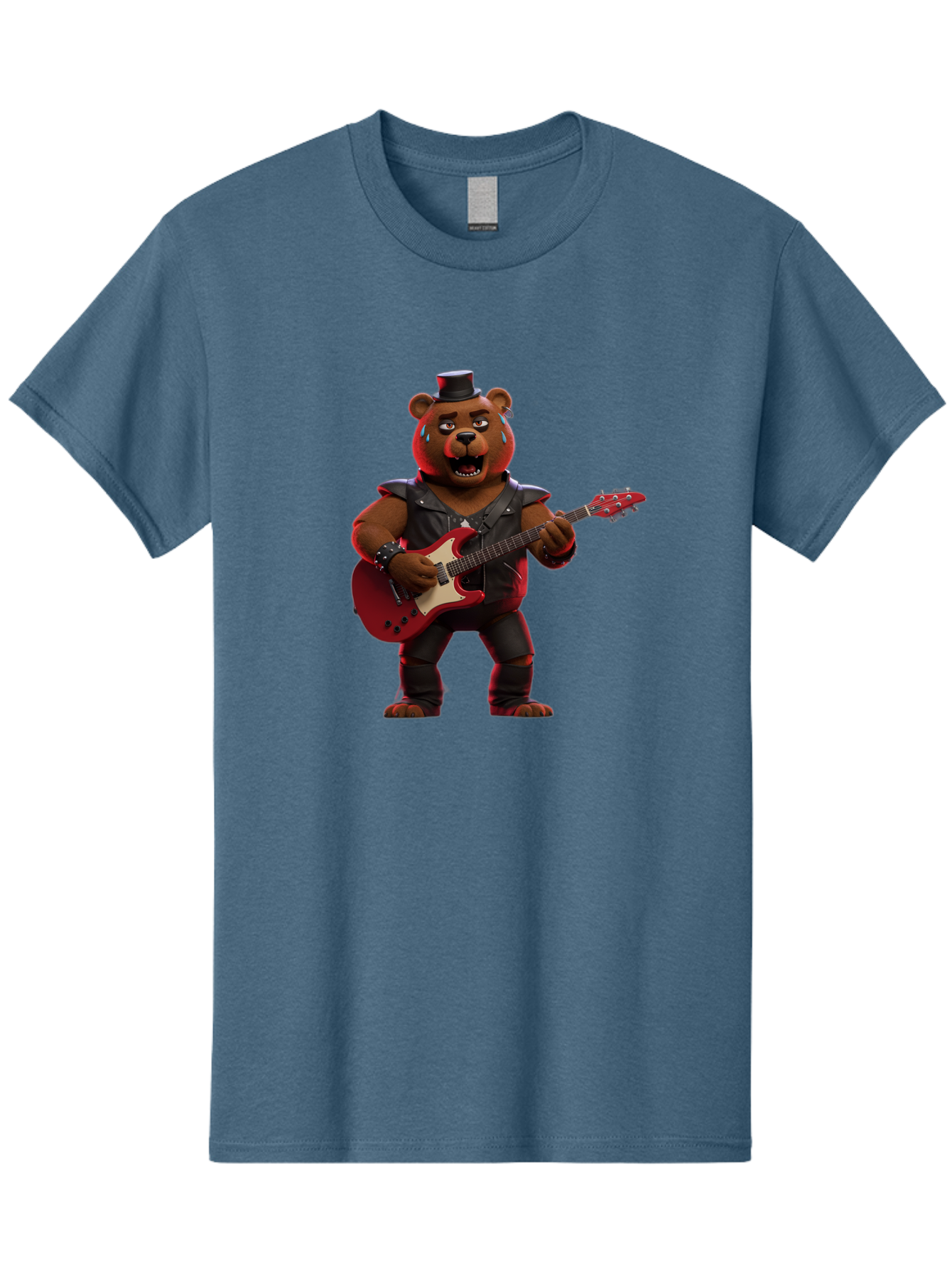 Freddy-Fazbear-4 Men'S Graphic Tee, 100% Cotton, Comfortable Casual Summer Wear, Machine Washable, Vintage Camera, Old Camera, Antique Camera, Black Camera, Classic Photography, Photography Equipment, Nostalgic Device, Film Camera, Camera Art Baf117