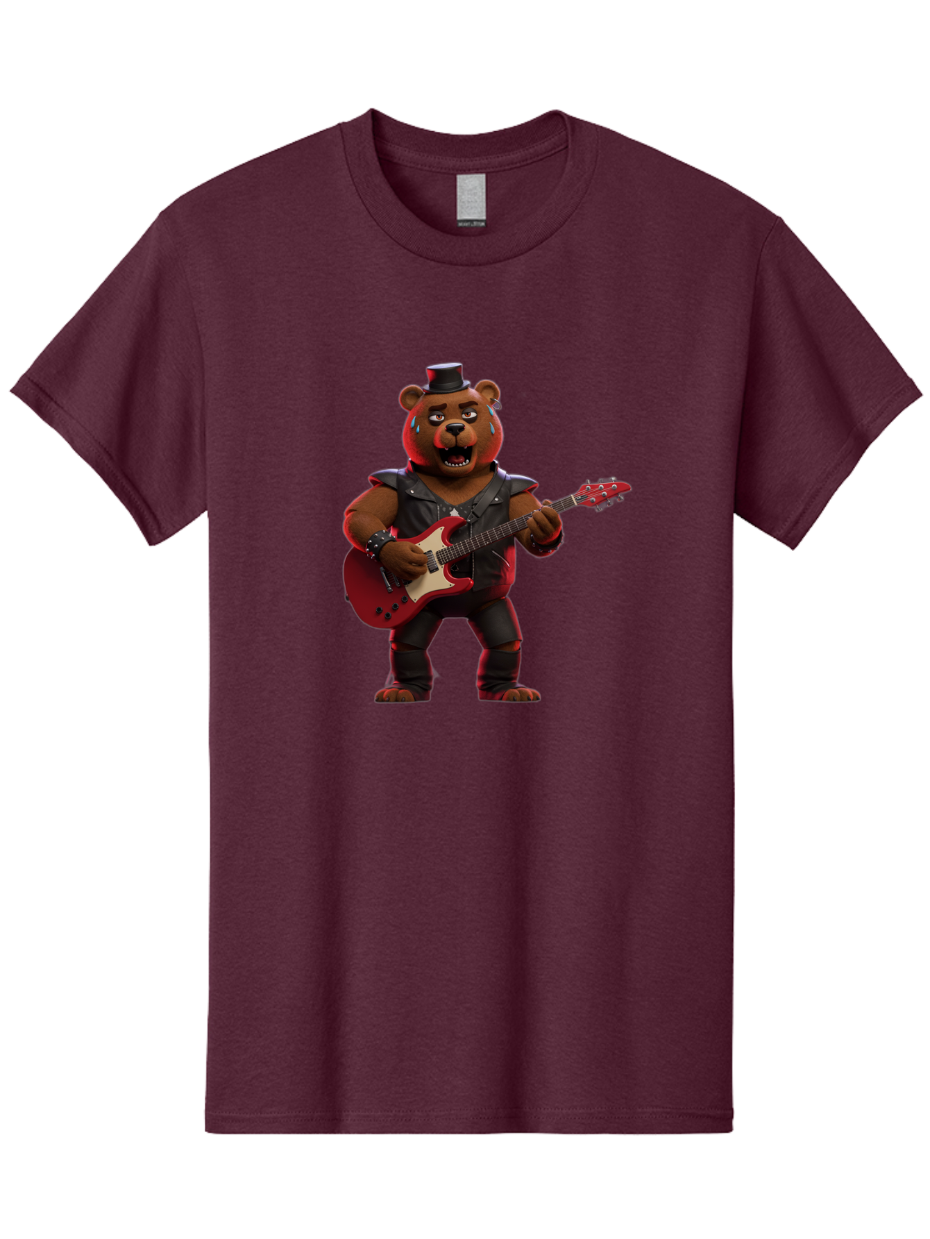 Freddy-Fazbear-4 Men'S Graphic Tee, 100% Cotton, Comfortable Casual Summer Wear, Machine Washable, Vintage Camera, Old Camera, Antique Camera, Black Camera, Classic Photography, Photography Equipment, Nostalgic Device, Film Camera, Camera Art Baf117