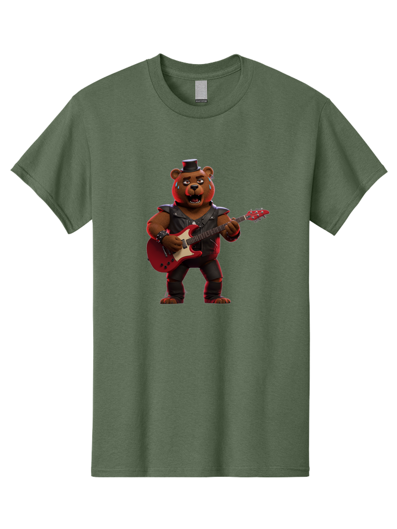 Freddy-Fazbear-4 Men'S Graphic Tee, 100% Cotton, Comfortable Casual Summer Wear, Machine Washable, Vintage Camera, Old Camera, Antique Camera, Black Camera, Classic Photography, Photography Equipment, Nostalgic Device, Film Camera, Camera Art Baf117