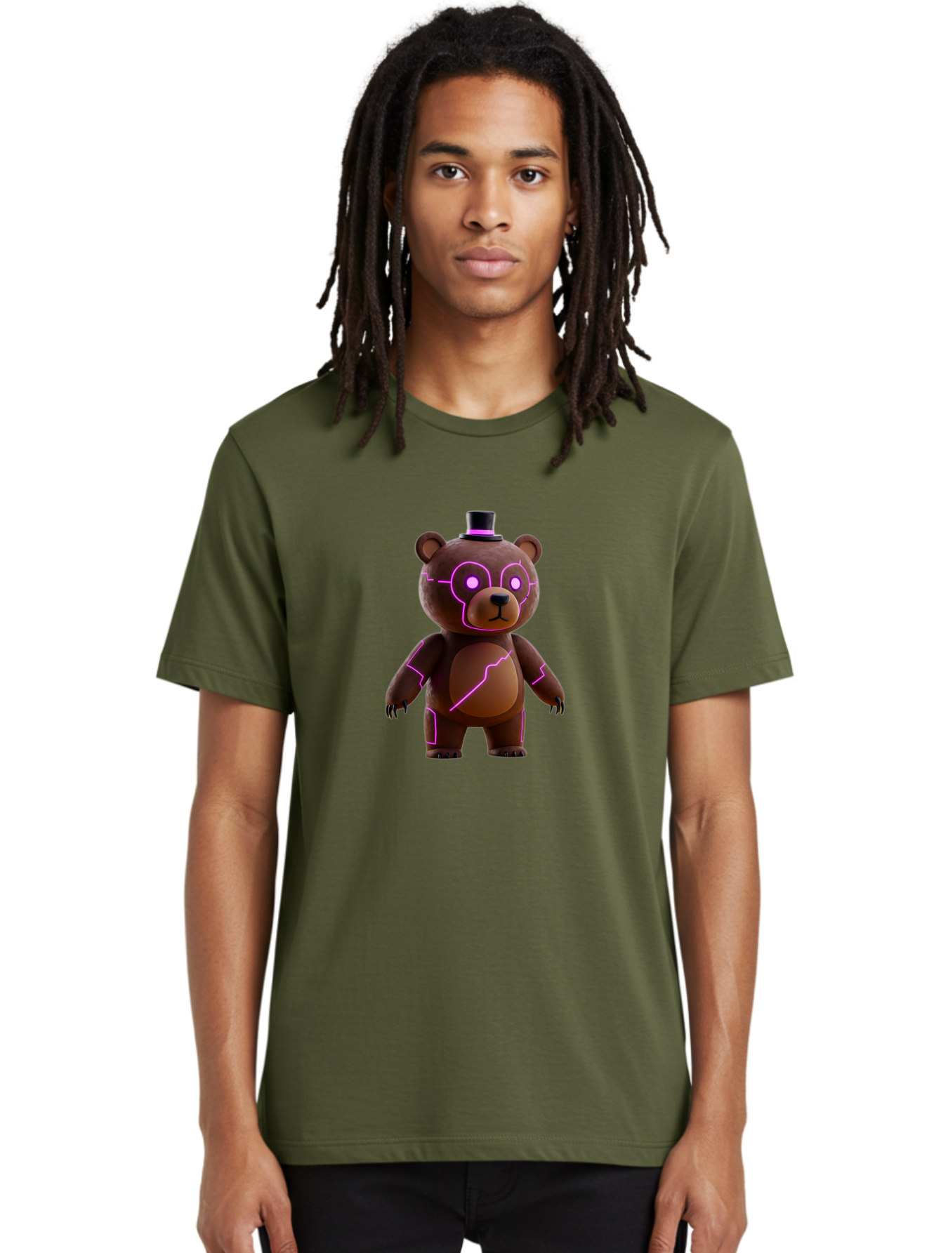 Freddy-Fazbear Men'S Graphic Tee, 100% Cotton, Comfortable Casual Summer Wear, Machine Washable, Vintage Camera, Old Camera, Antique Camera, Black Camera, Classic Photography, Photography Equipment, Nostalgic Device, Film Camera, Camera Art Baf118