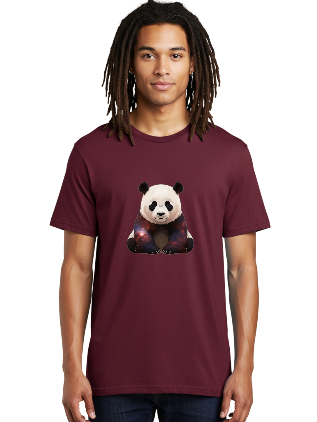Galaxy-Panda-1 Men'S Graphic Tee, 100% Cotton, Comfortable Casual Summer Wear, Machine Washable, Vintage Camera, Old Camera, Antique Camera, Black Camera, Classic Photography, Photography Equipment, Nostalgic Device, Film Camera, Camera Art Baf119