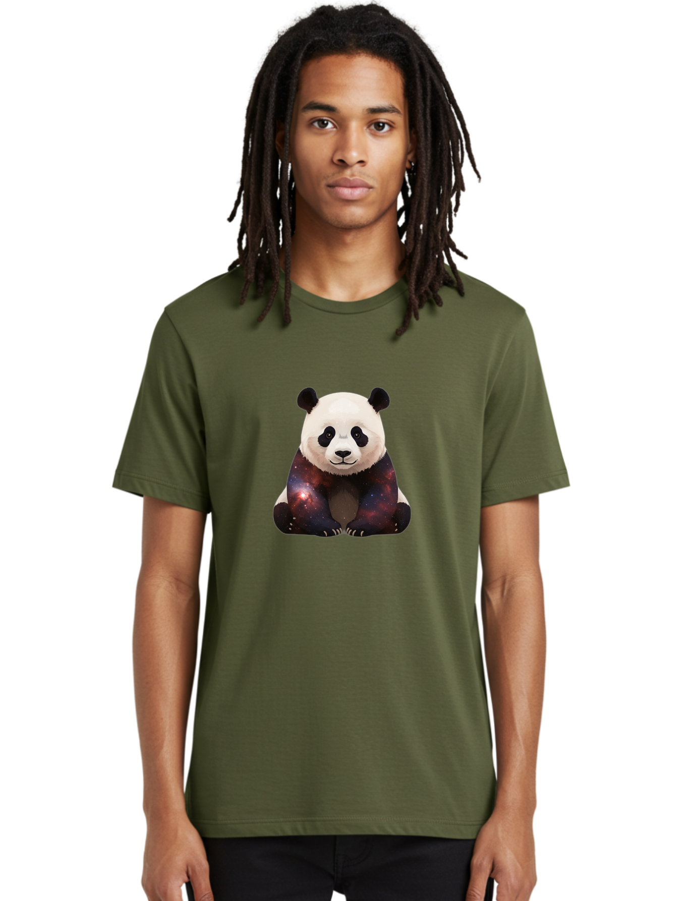 Galaxy-Panda-1 Men'S Graphic Tee, 100% Cotton, Comfortable Casual Summer Wear, Machine Washable, Vintage Camera, Old Camera, Antique Camera, Black Camera, Classic Photography, Photography Equipment, Nostalgic Device, Film Camera, Camera Art Baf119
