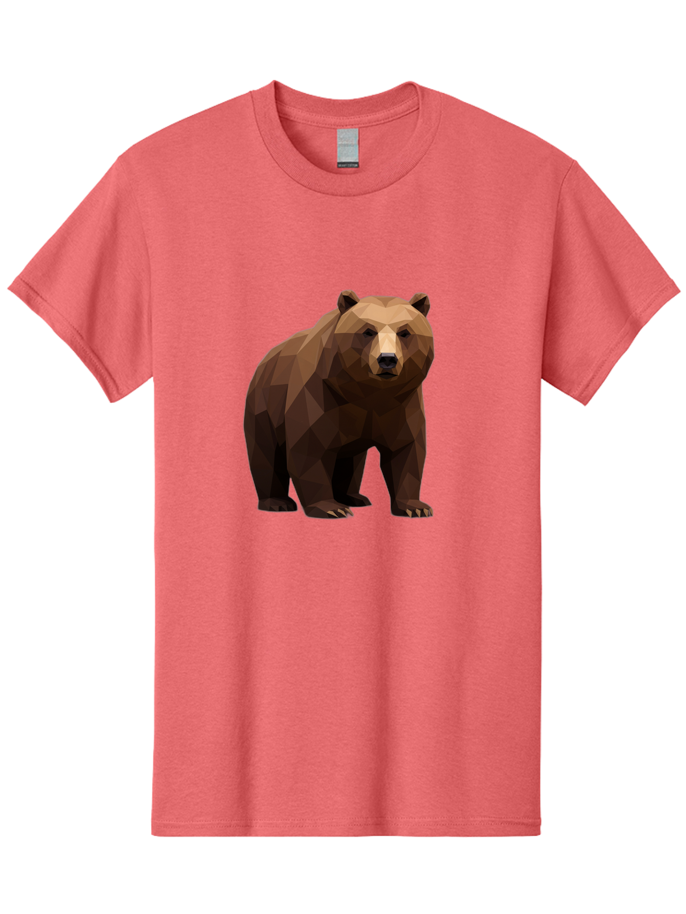 Geometric-Bear-2 Men'S Graphic Tee, 100% Cotton, Comfortable Casual Summer Wear, Machine Washable, Vintage Camera, Old Camera, Antique Camera, Black Camera, Classic Photography, Photography Equipment, Nostalgic Device, Film Camera, Camera Art Baf124