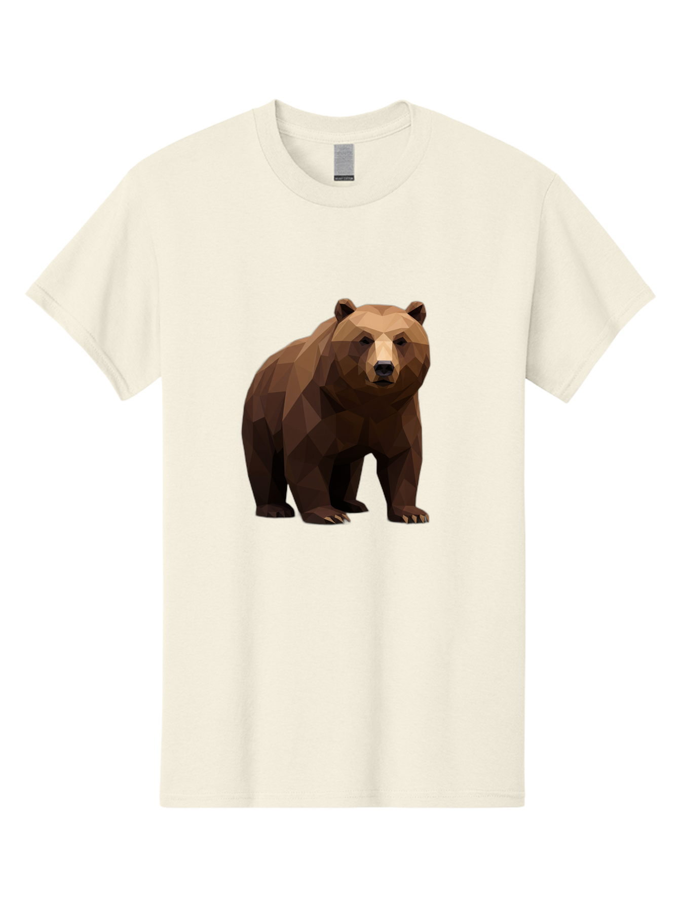 Geometric-Bear-2 Men'S Graphic Tee, 100% Cotton, Comfortable Casual Summer Wear, Machine Washable, Vintage Camera, Old Camera, Antique Camera, Black Camera, Classic Photography, Photography Equipment, Nostalgic Device, Film Camera, Camera Art Baf124