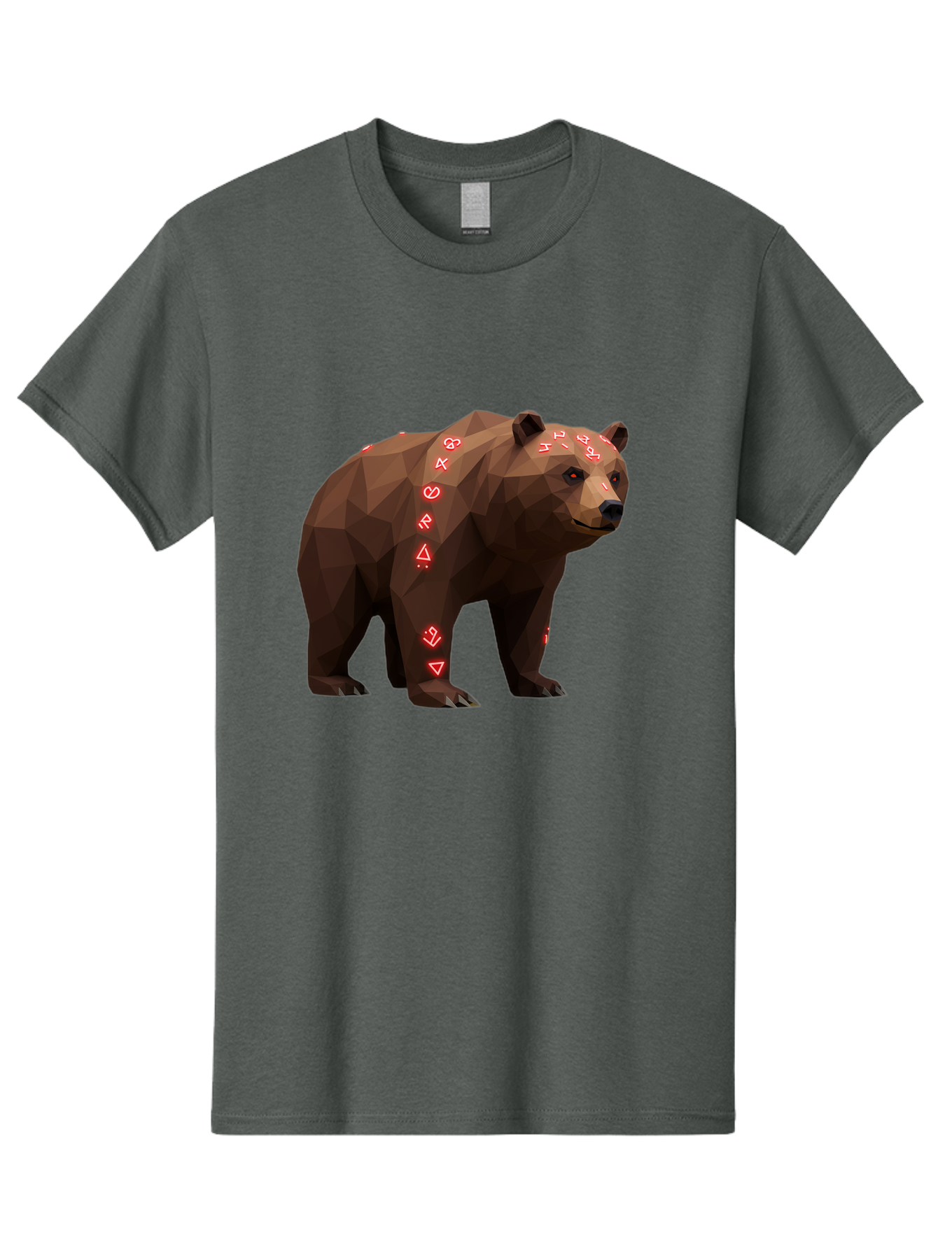 Geometric-Bear Men'S Graphic Tee, 100% Cotton, Comfortable Casual Summer Wear, Machine Washable, Vintage Camera, Old Camera, Antique Camera, Black Camera, Classic Photography, Photography Equipment, Nostalgic Device, Film Camera, Camera Art Baf125