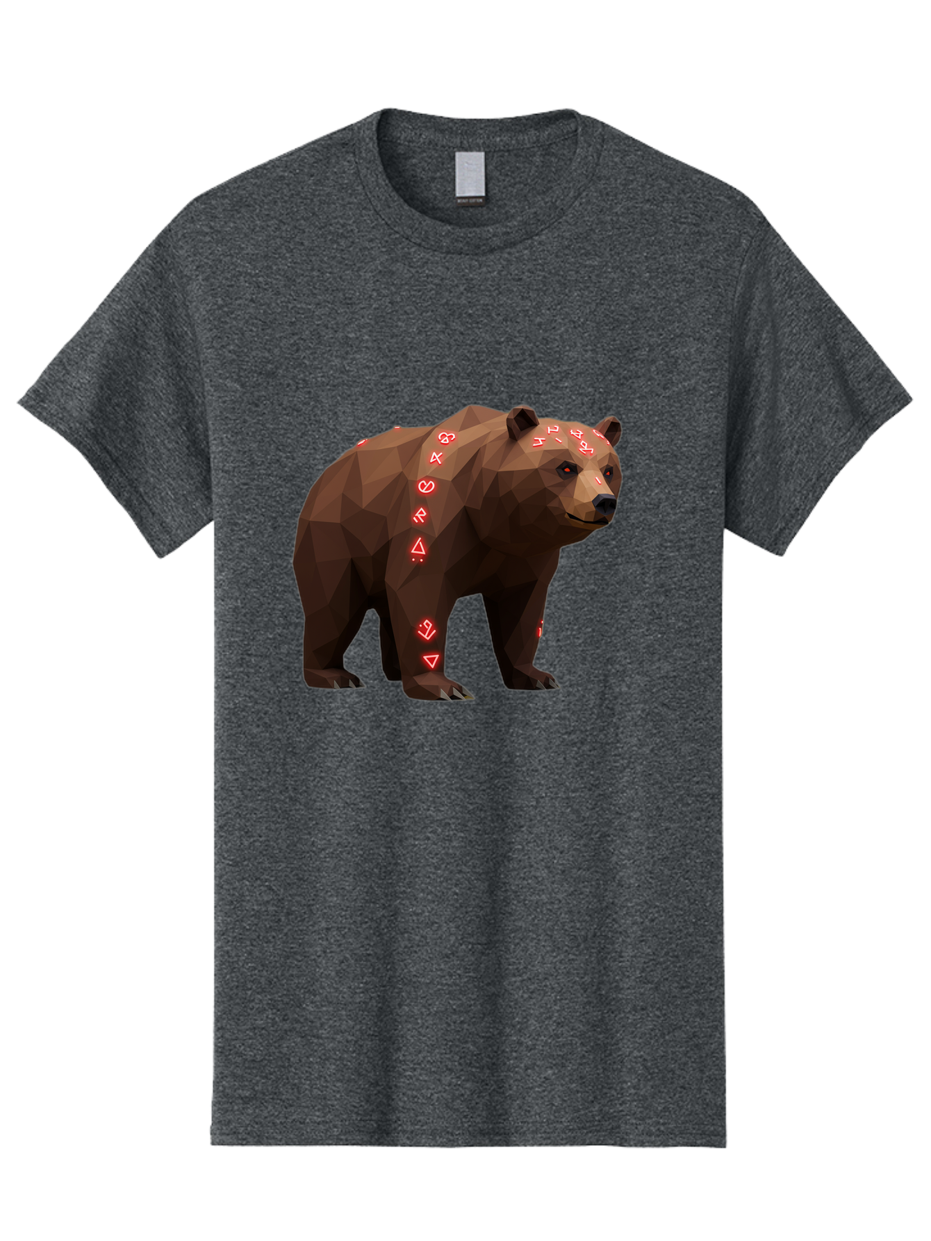Geometric-Bear Men'S Graphic Tee, 100% Cotton, Comfortable Casual Summer Wear, Machine Washable, Vintage Camera, Old Camera, Antique Camera, Black Camera, Classic Photography, Photography Equipment, Nostalgic Device, Film Camera, Camera Art Baf125