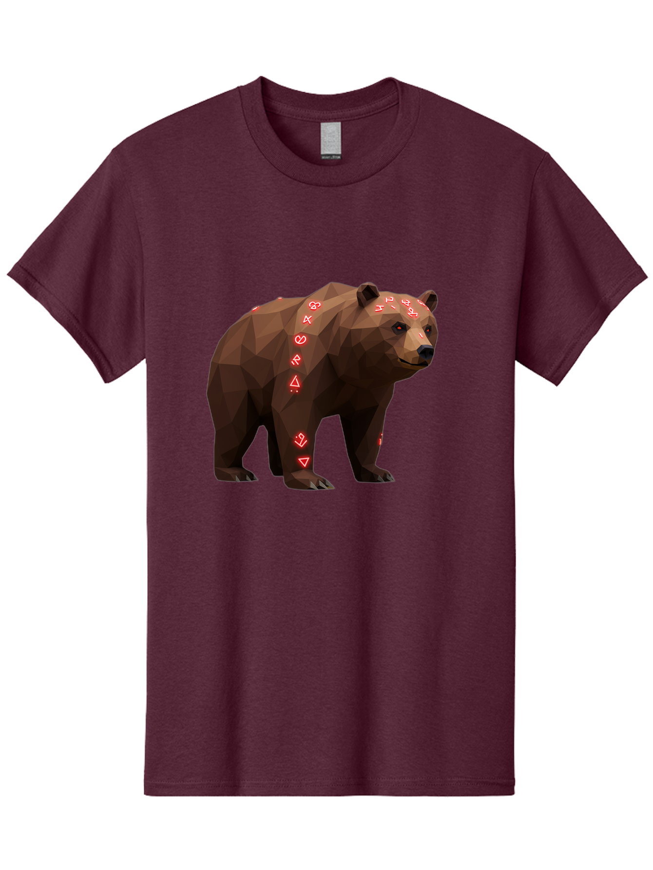 Geometric-Bear Men'S Graphic Tee, 100% Cotton, Comfortable Casual Summer Wear, Machine Washable, Vintage Camera, Old Camera, Antique Camera, Black Camera, Classic Photography, Photography Equipment, Nostalgic Device, Film Camera, Camera Art Baf125