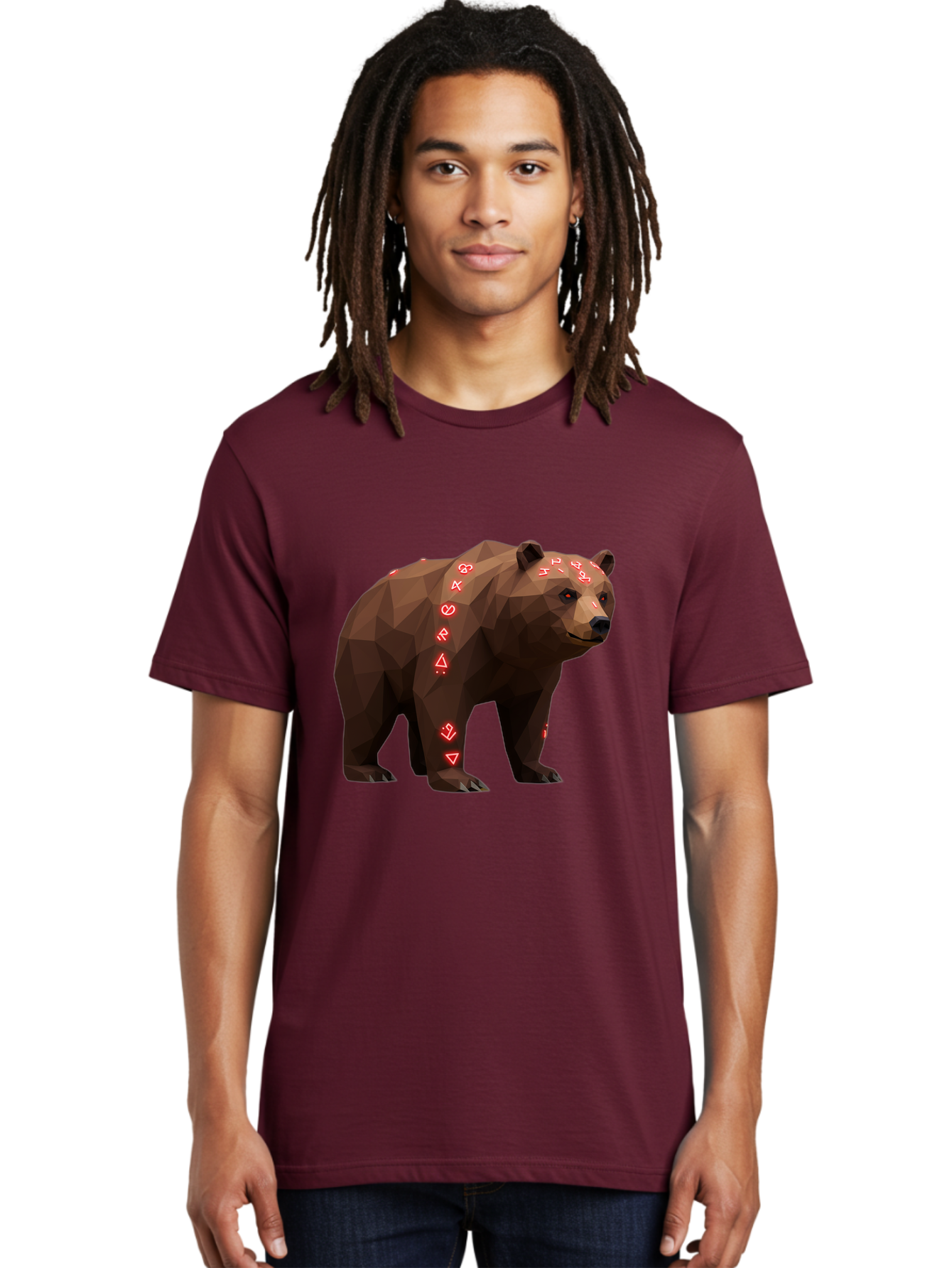 Geometric-Bear Men'S Graphic Tee, 100% Cotton, Comfortable Casual Summer Wear, Machine Washable, Vintage Camera, Old Camera, Antique Camera, Black Camera, Classic Photography, Photography Equipment, Nostalgic Device, Film Camera, Camera Art Baf125