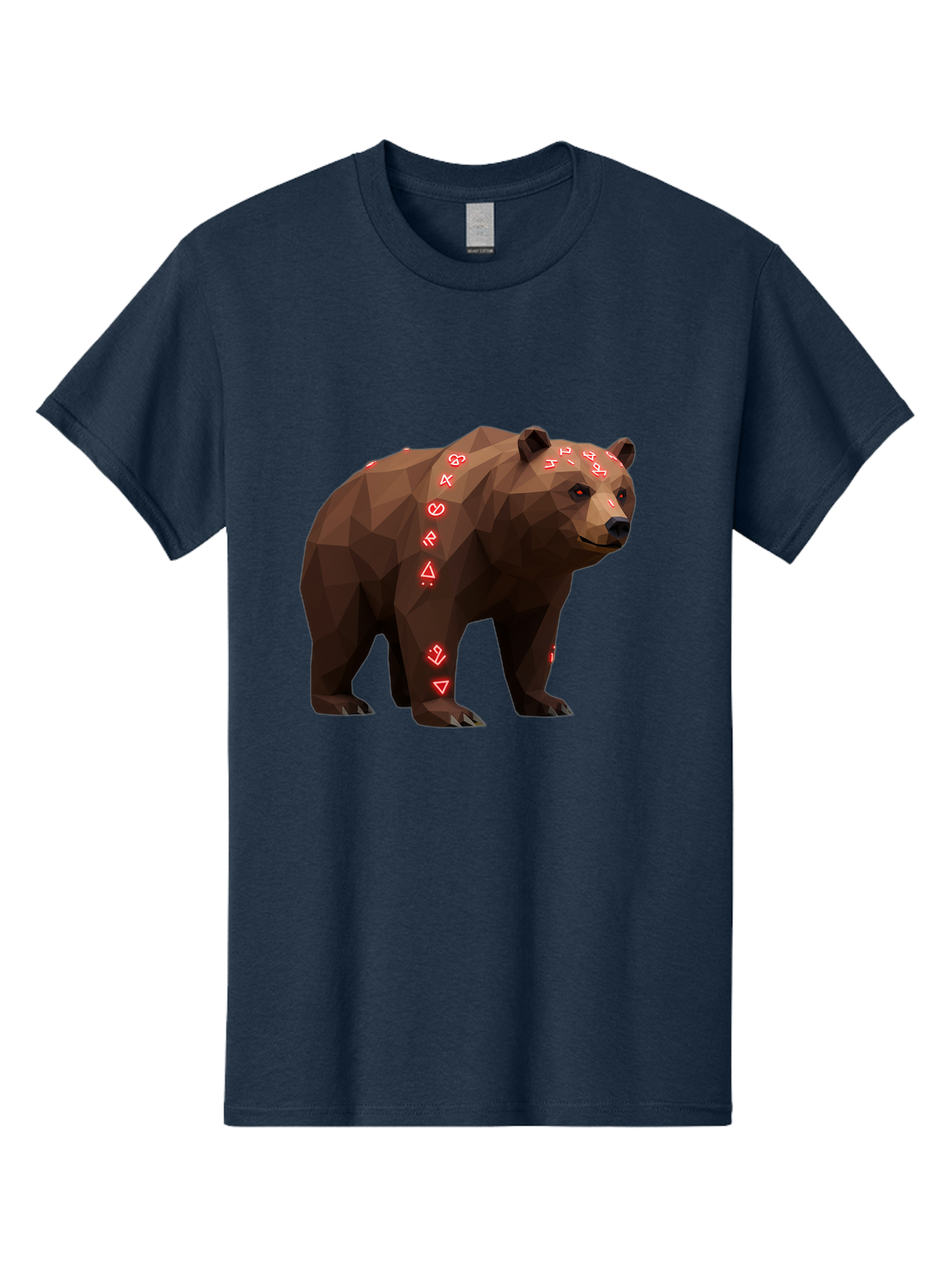 Geometric-Bear Men'S Graphic Tee, 100% Cotton, Comfortable Casual Summer Wear, Machine Washable, Vintage Camera, Old Camera, Antique Camera, Black Camera, Classic Photography, Photography Equipment, Nostalgic Device, Film Camera, Camera Art Baf125