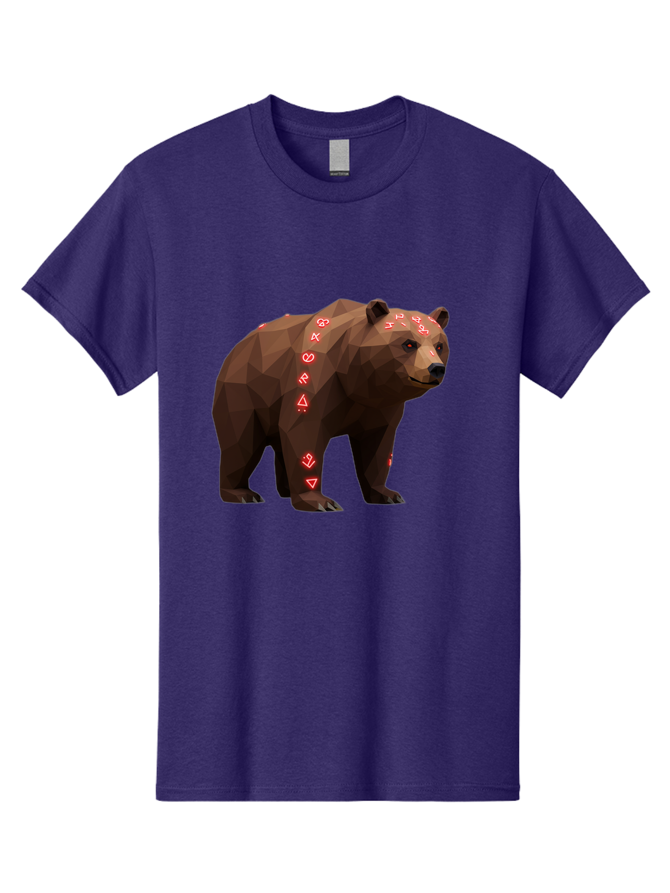 Geometric-Bear Men'S Graphic Tee, 100% Cotton, Comfortable Casual Summer Wear, Machine Washable, Vintage Camera, Old Camera, Antique Camera, Black Camera, Classic Photography, Photography Equipment, Nostalgic Device, Film Camera, Camera Art Baf125