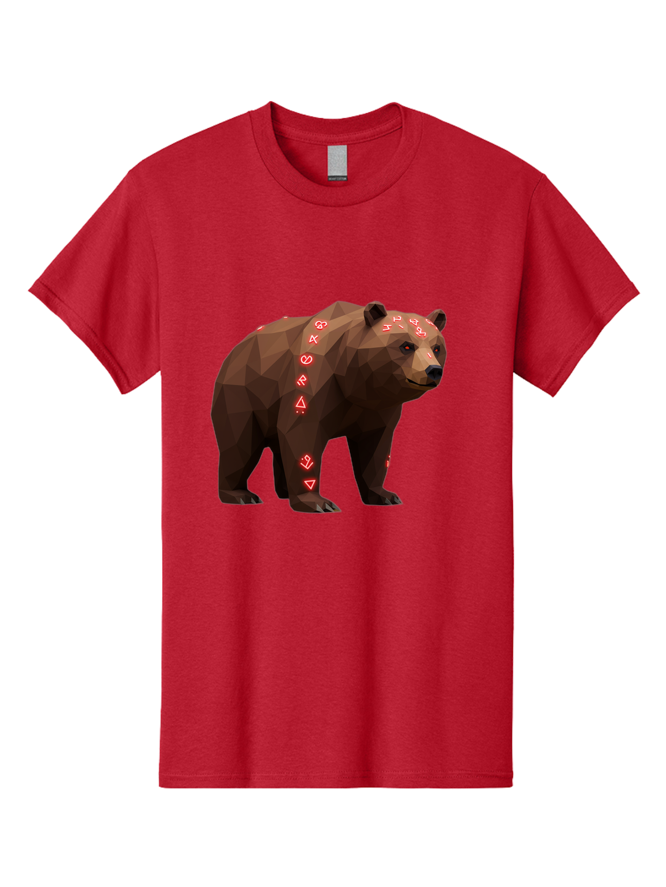 Geometric-Bear Men'S Graphic Tee, 100% Cotton, Comfortable Casual Summer Wear, Machine Washable, Vintage Camera, Old Camera, Antique Camera, Black Camera, Classic Photography, Photography Equipment, Nostalgic Device, Film Camera, Camera Art Baf125