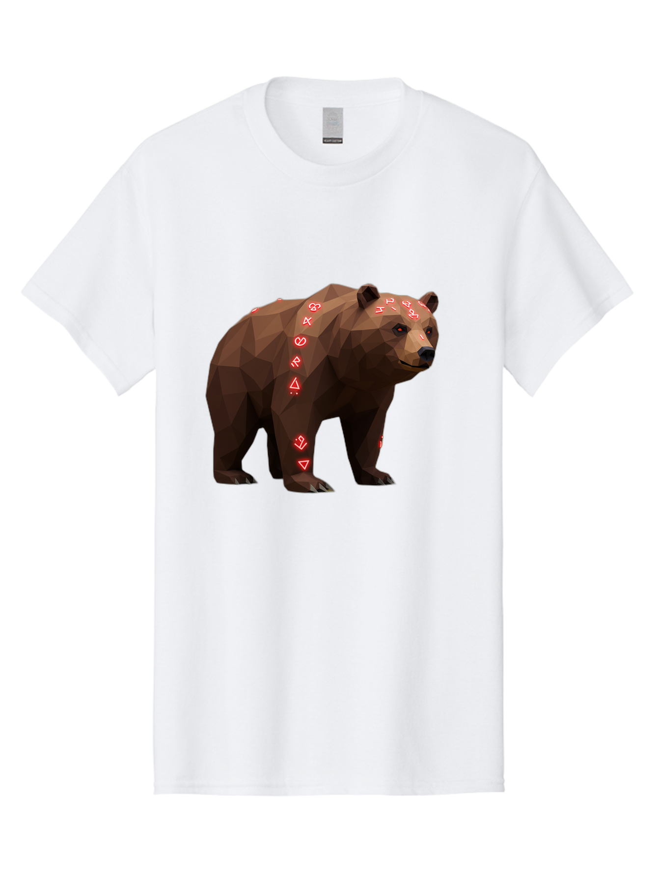 Geometric-Bear Men'S Graphic Tee, 100% Cotton, Comfortable Casual Summer Wear, Machine Washable, Vintage Camera, Old Camera, Antique Camera, Black Camera, Classic Photography, Photography Equipment, Nostalgic Device, Film Camera, Camera Art Baf125