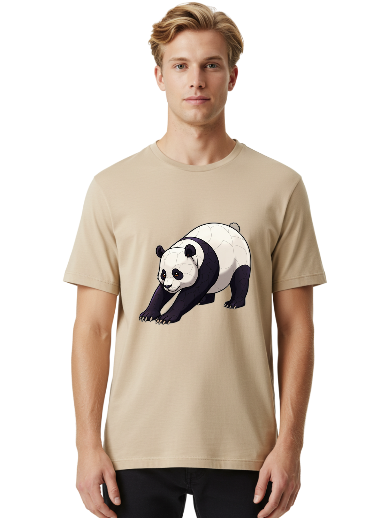 Giant-Panda Men'S Graphic Tee, 100% Cotton, Comfortable Casual Summer Wear, Machine Washable, Vintage Camera, Old Camera, Antique Camera, Black Camera, Classic Photography, Photography Equipment, Nostalgic Device, Film Camera, Camera Art Baf127