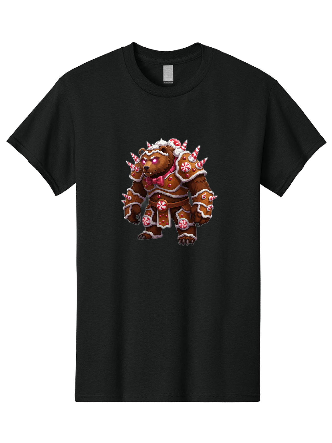 Gingerbread-Bear Men'S Graphic Tee, 100% Cotton, Comfortable Casual Summer Wear, Machine Washable, Vintage Camera, Old Camera, Antique Camera, Black Camera, Classic Photography, Photography Equipment, Nostalgic Device, Film Camera, Camera Art Baf128